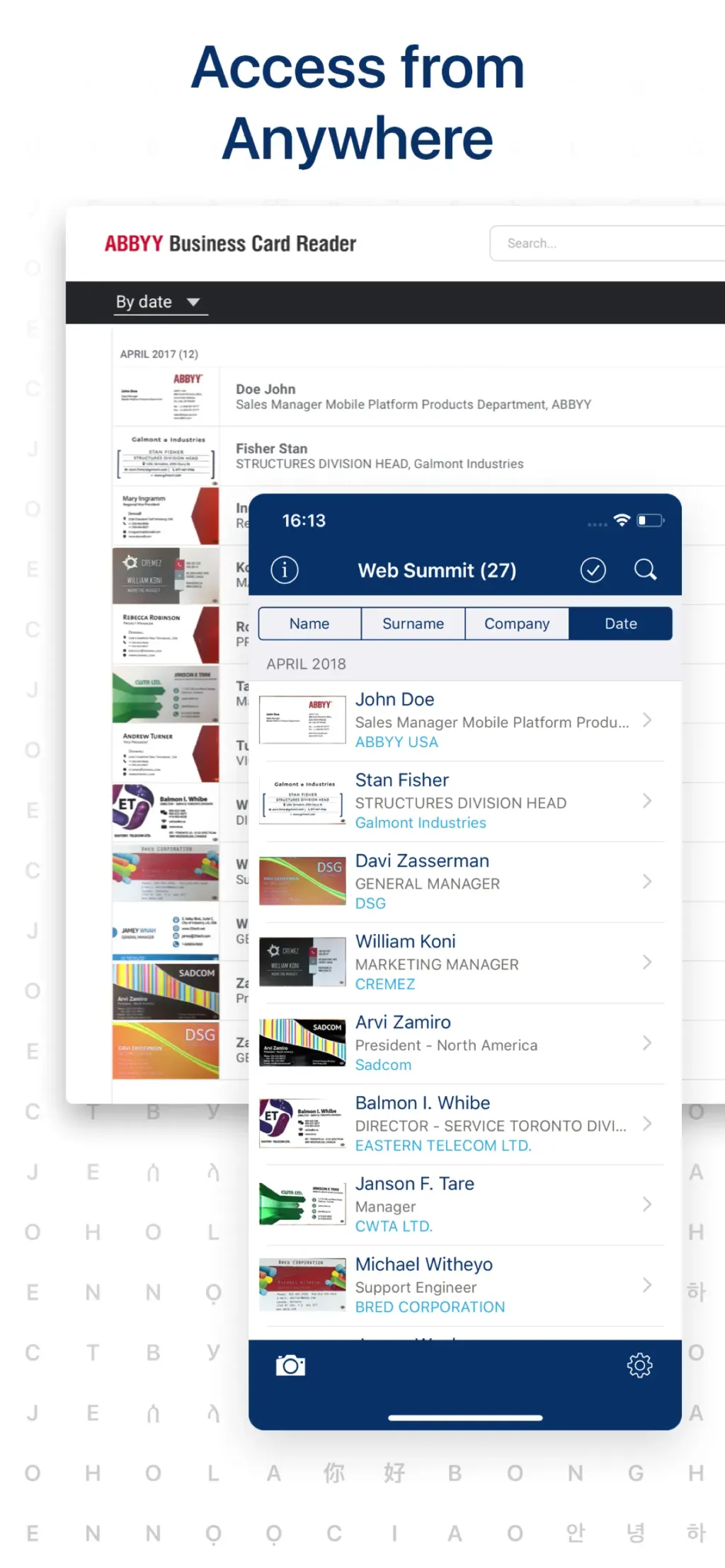 Business Card Reader App Store screenshot 5