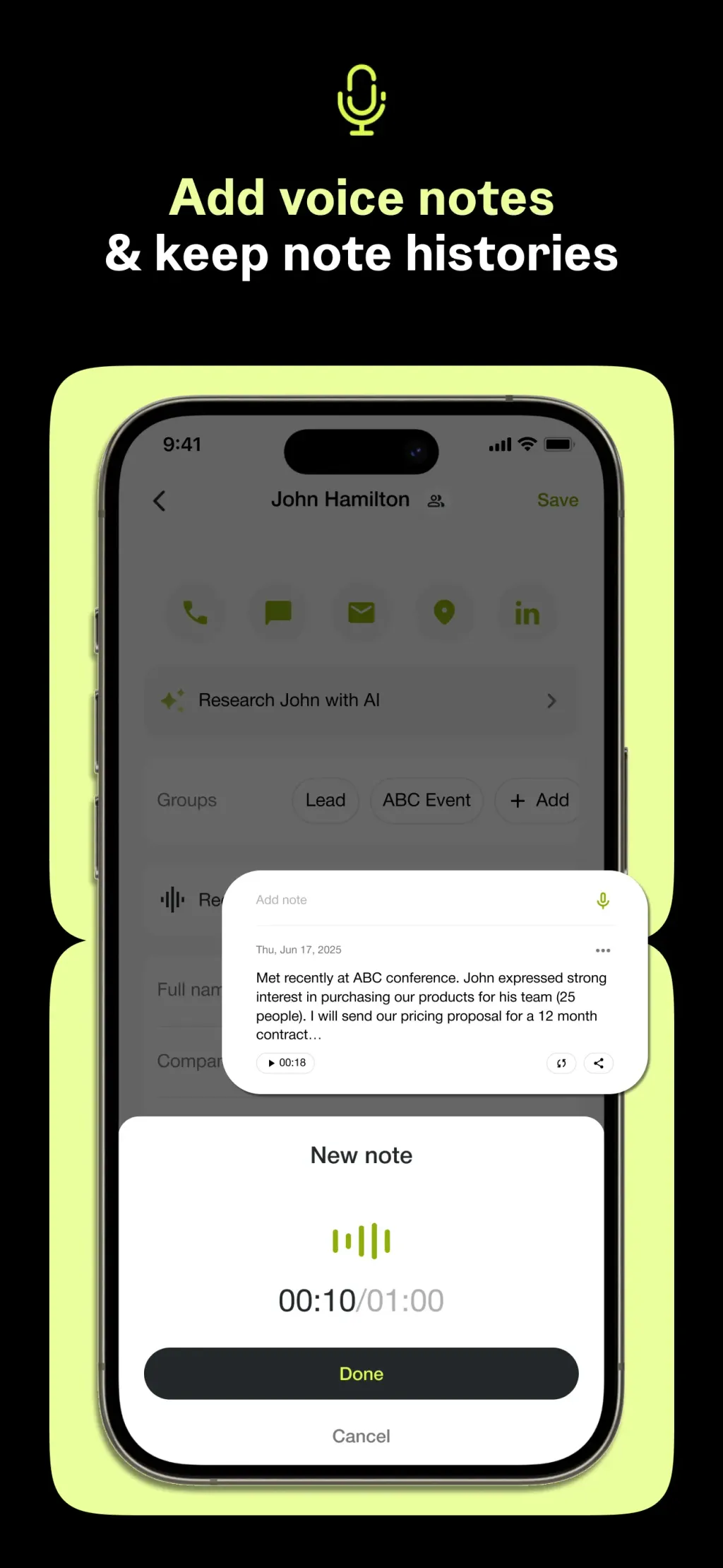 Covve - Business Card Scanner App Store screenshot 6