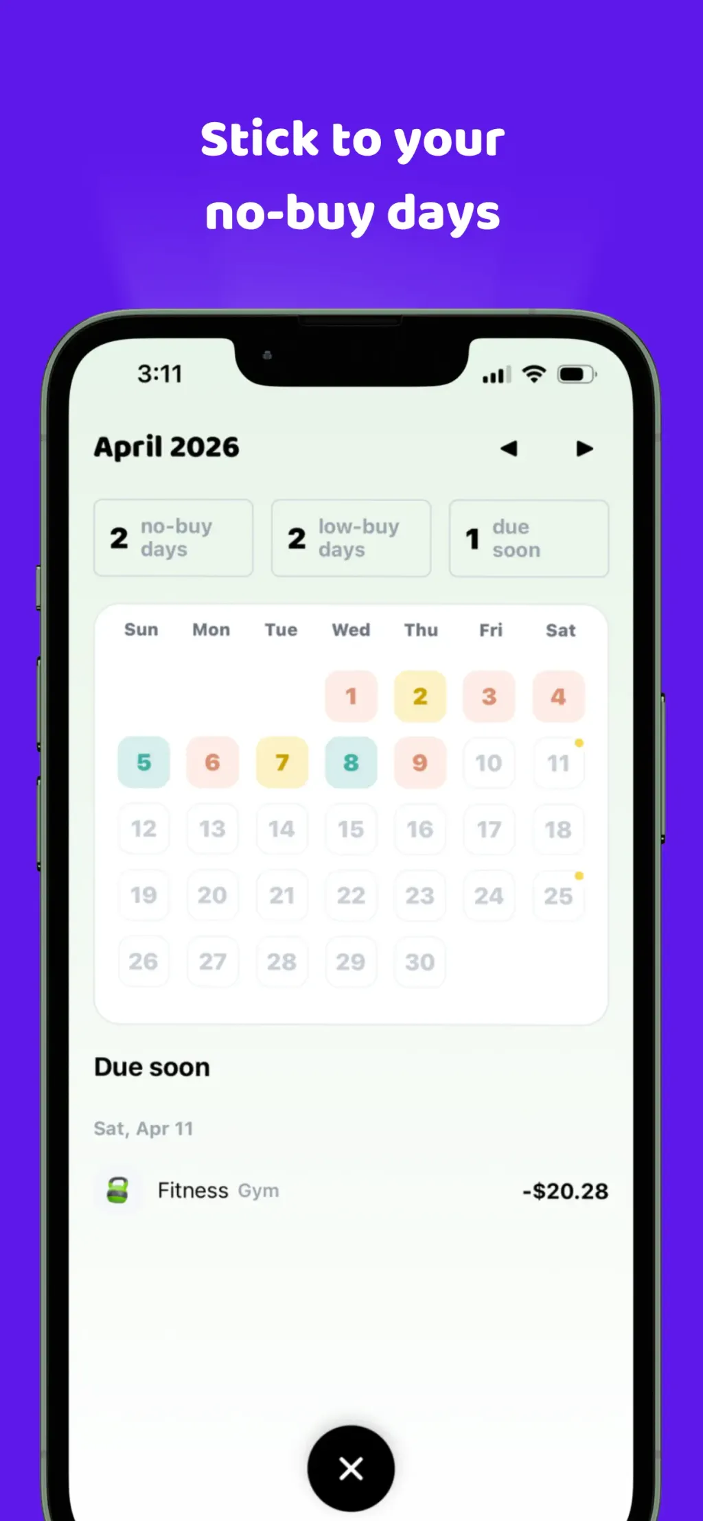 BuyBye - Budget Planner App Store screenshot 5