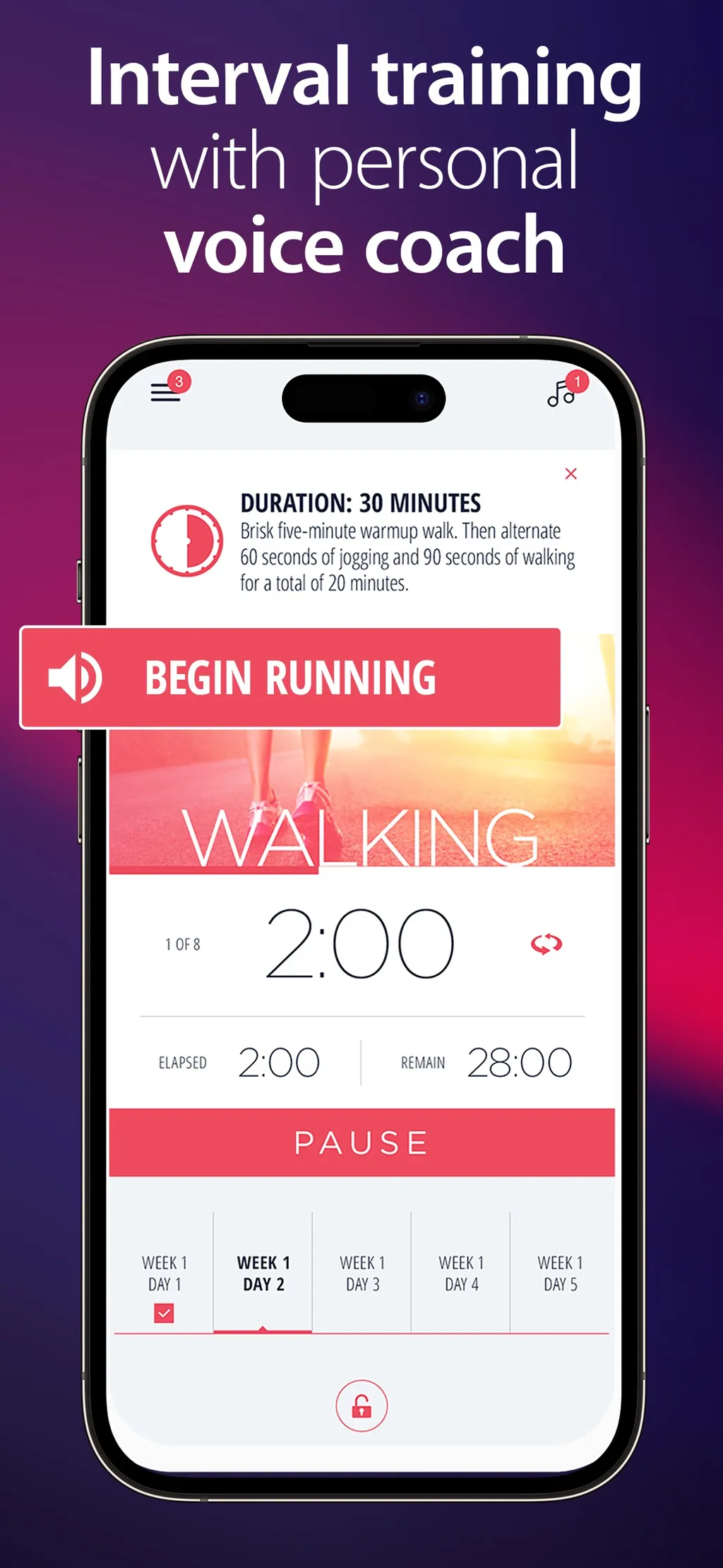 C25K® 5K Running Coach & Map screenshot 1
