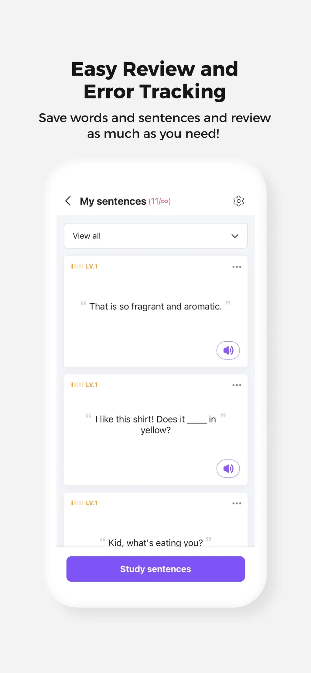 Cake - Learn English & Korean App Store screenshot 7
