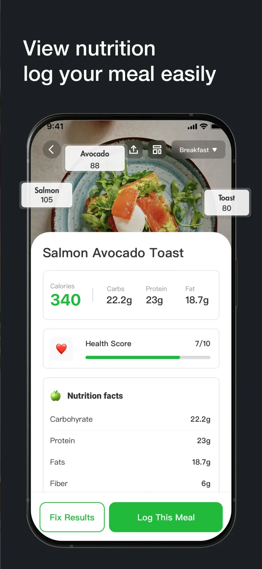 Cal Scanner AI Calorie Tracker App Store screenshot 3