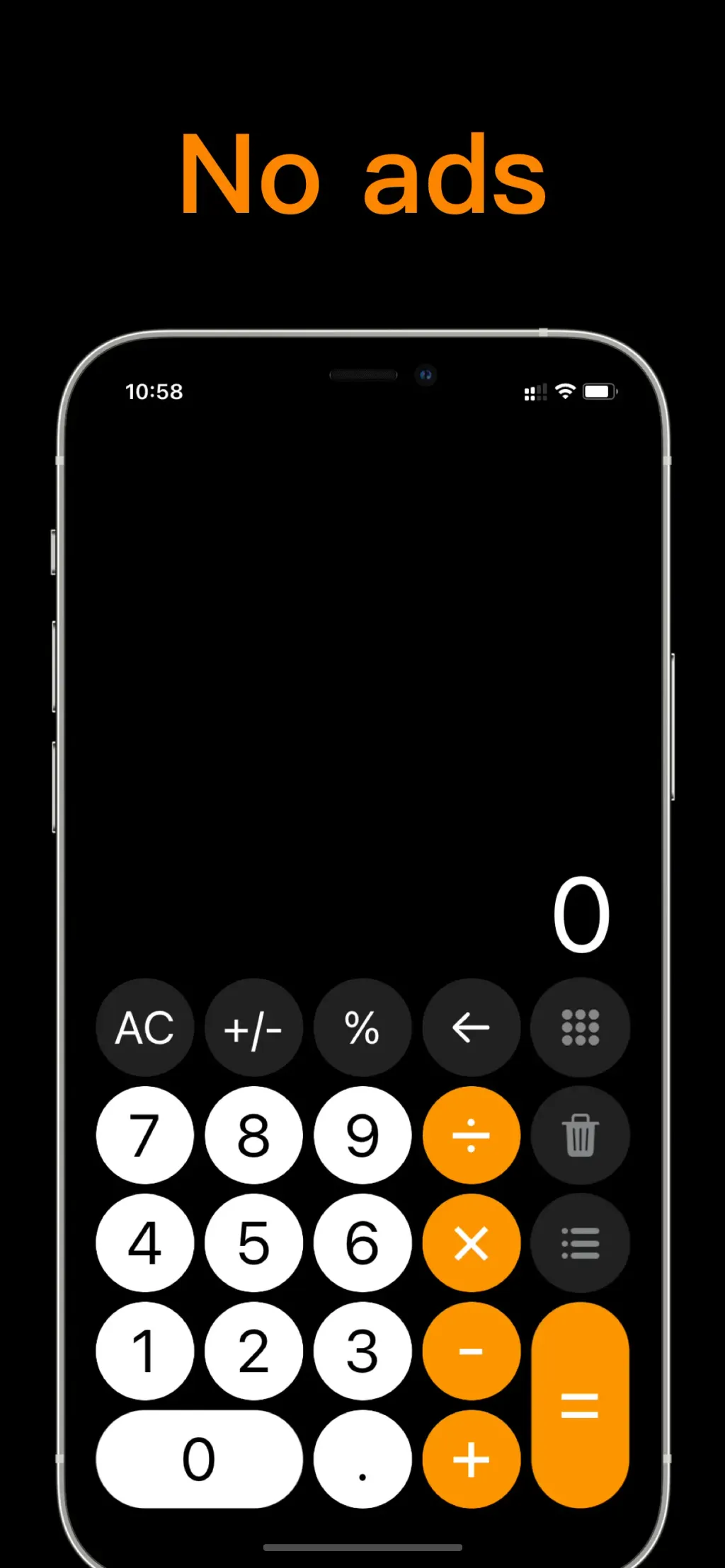 Calculator with History + screenshot 4