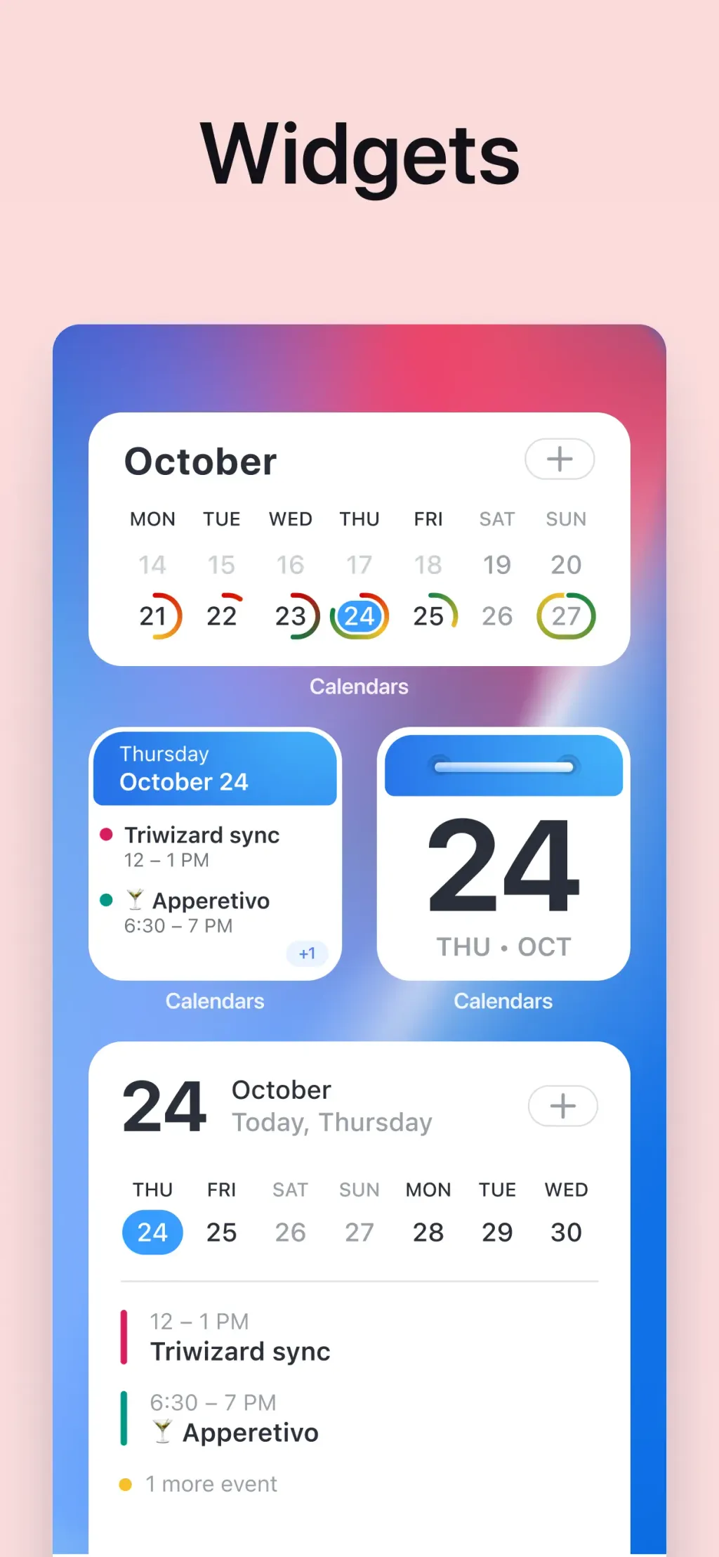 Calendars: Schedule Planner App Store screenshot 7