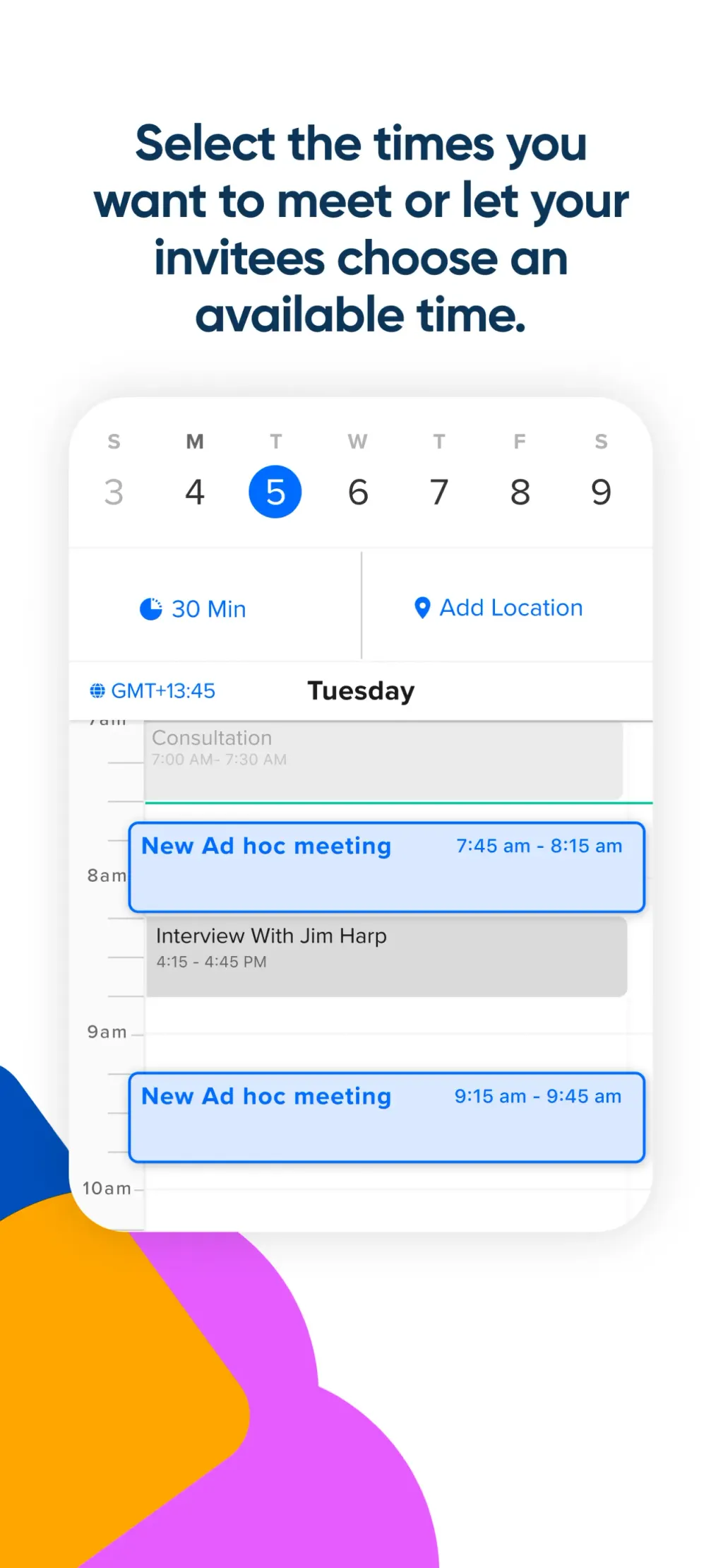 Calendly Mobile App Store screenshot 4
