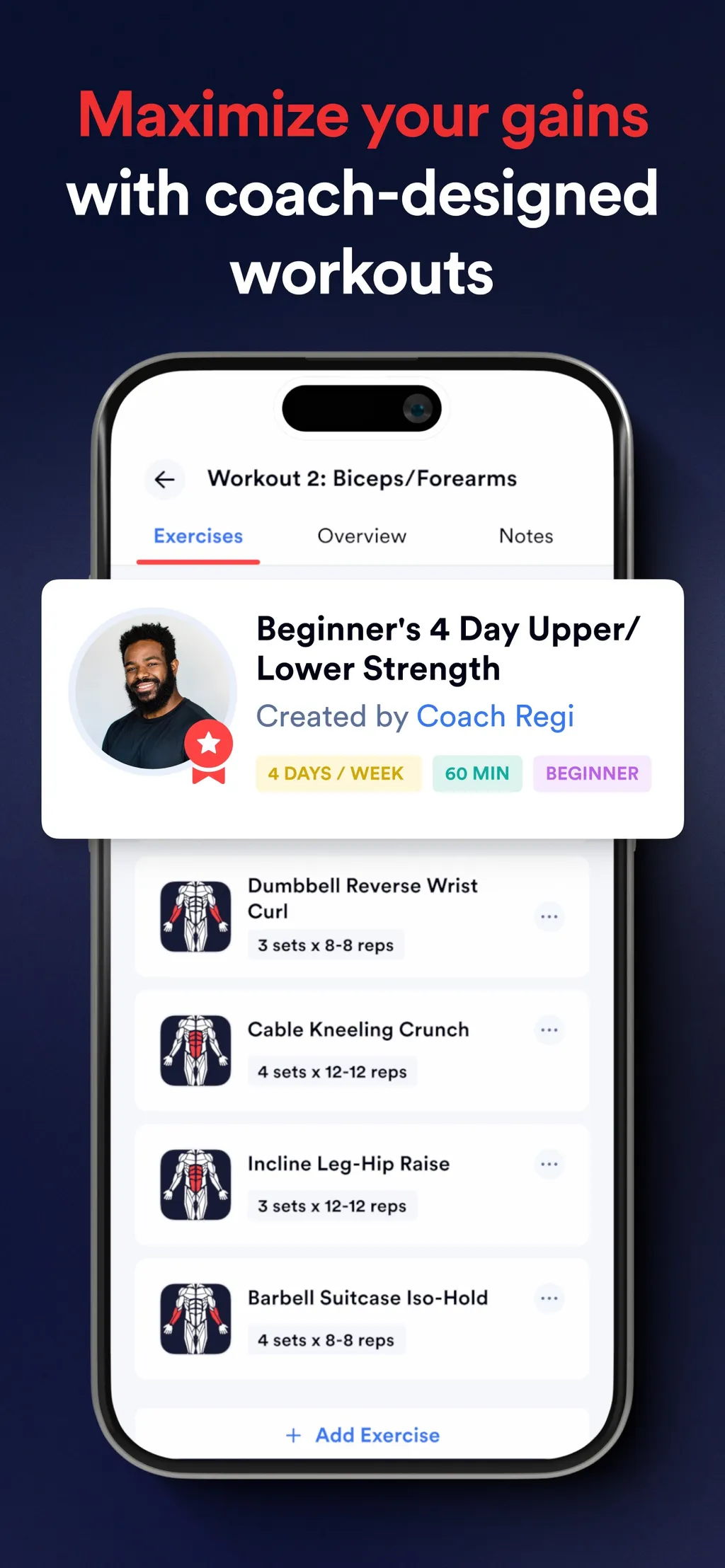 Caliber: Strength Training App Store screenshot 3