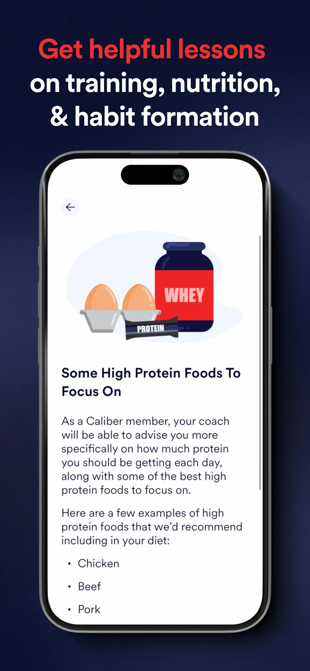 Caliber: Strength Training App Store screenshot 7