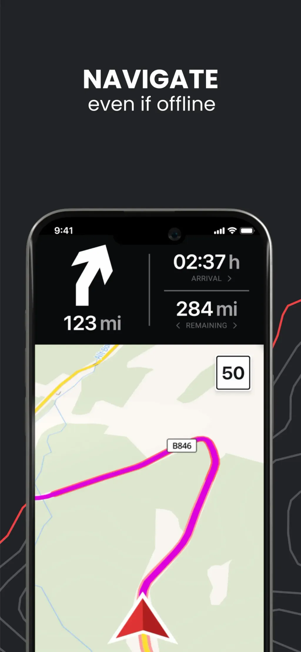 calimoto motorcycle navigation App Store screenshot 2