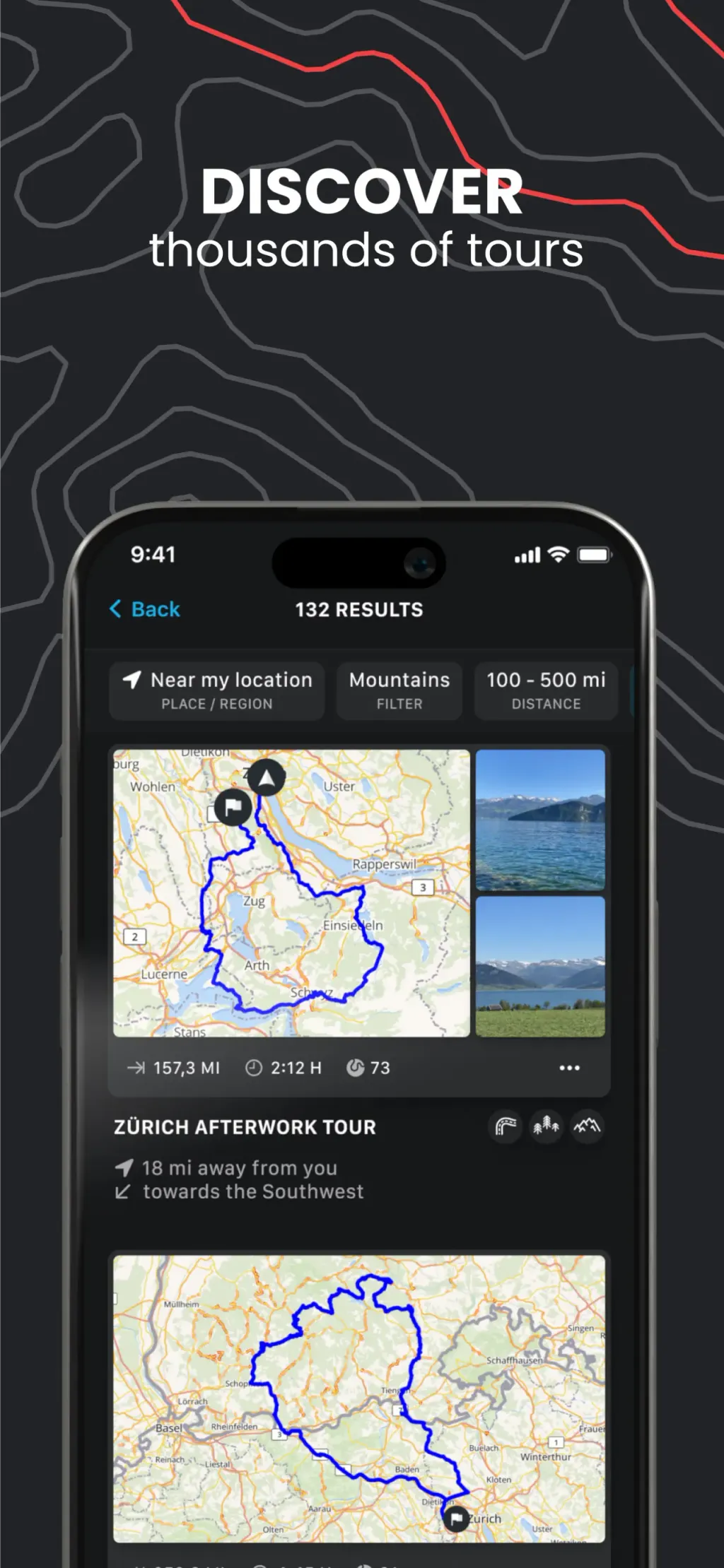 calimoto motorcycle navigation App Store screenshot 4