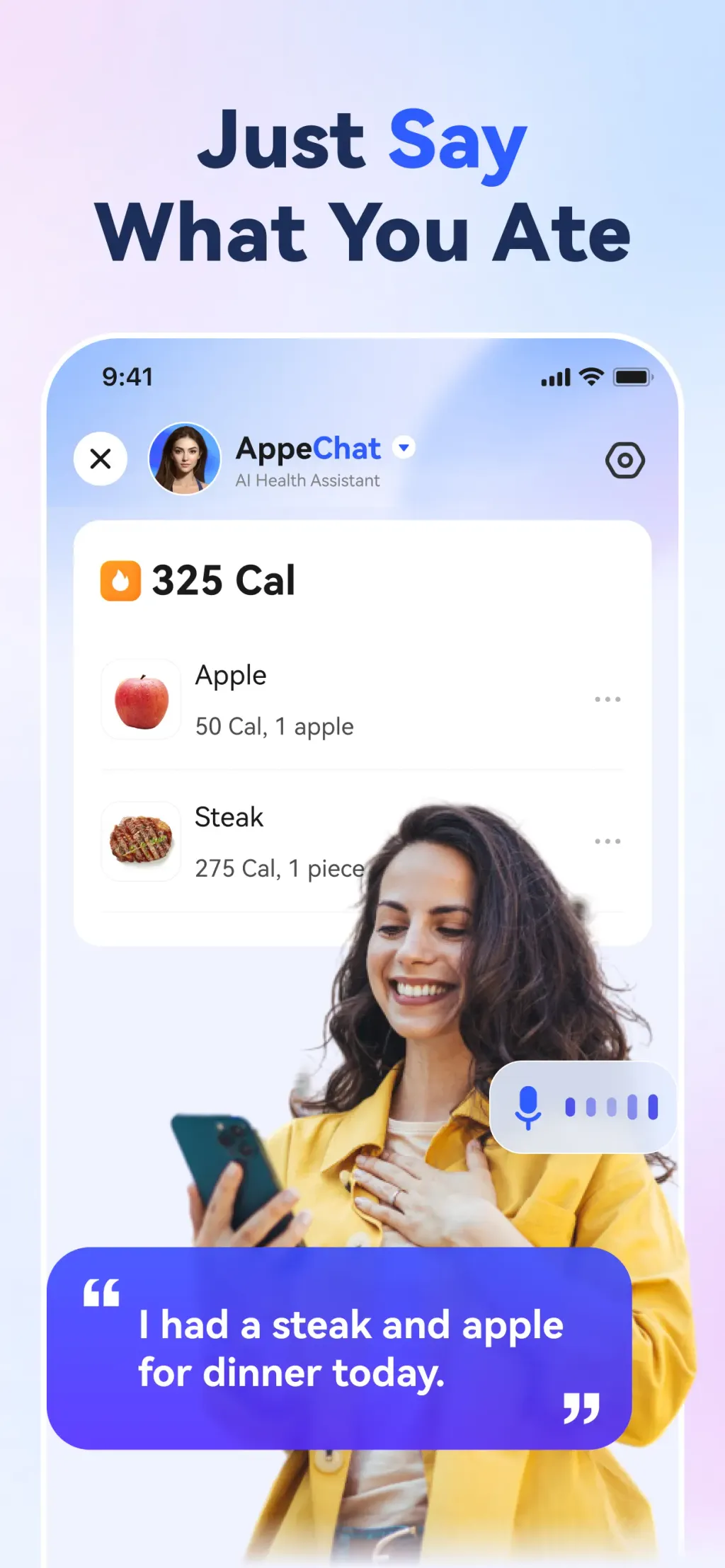 AI Calorie Counter - Appediet App Store screenshot 5