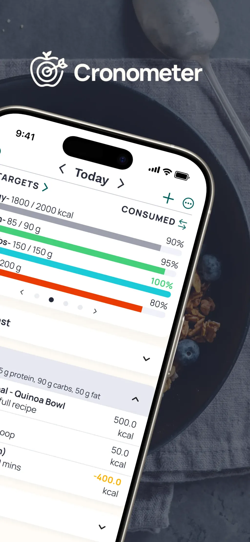 Cronometer: Calorie Counter screenshot 1