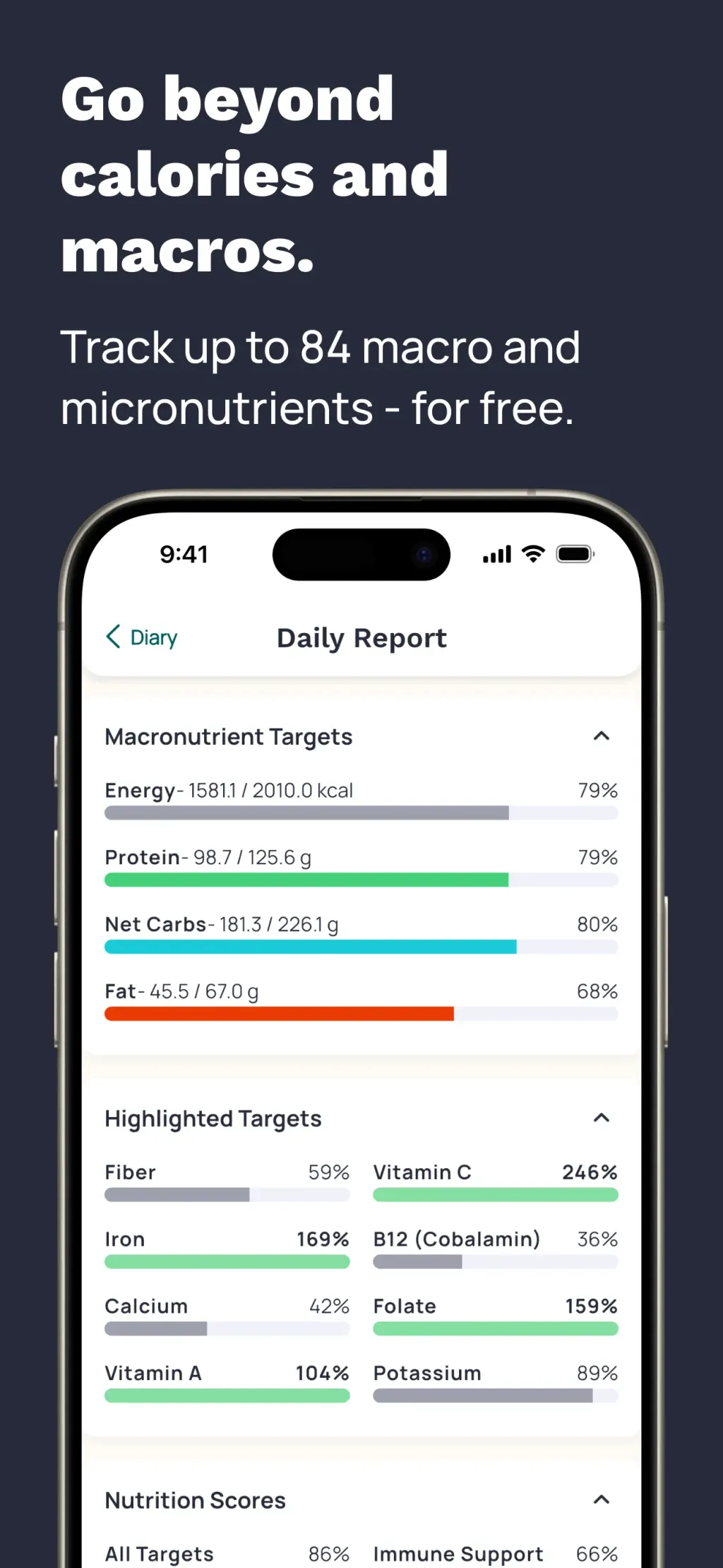 Cronometer: Calorie Counter App Store screenshot 3