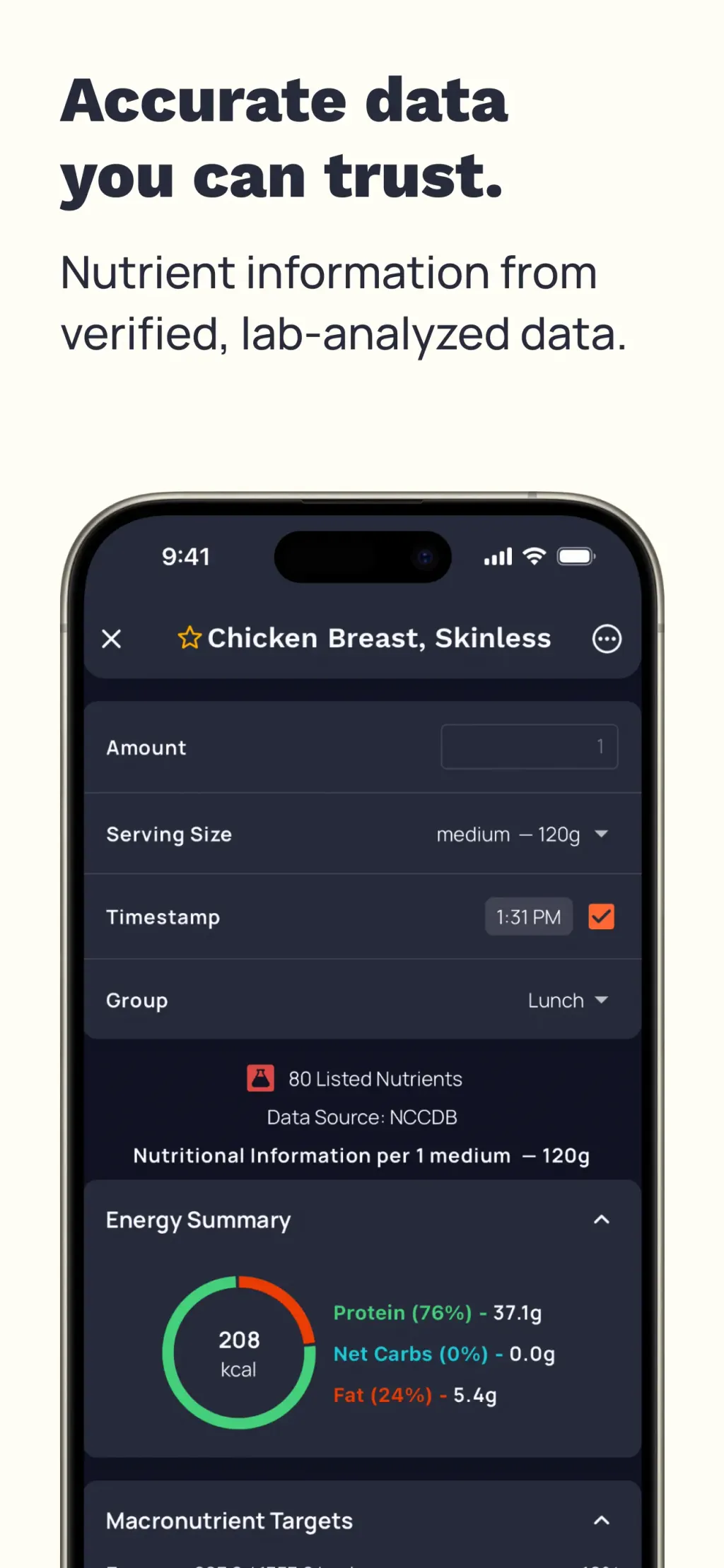 Cronometer: Calorie Counter App Store screenshot 4