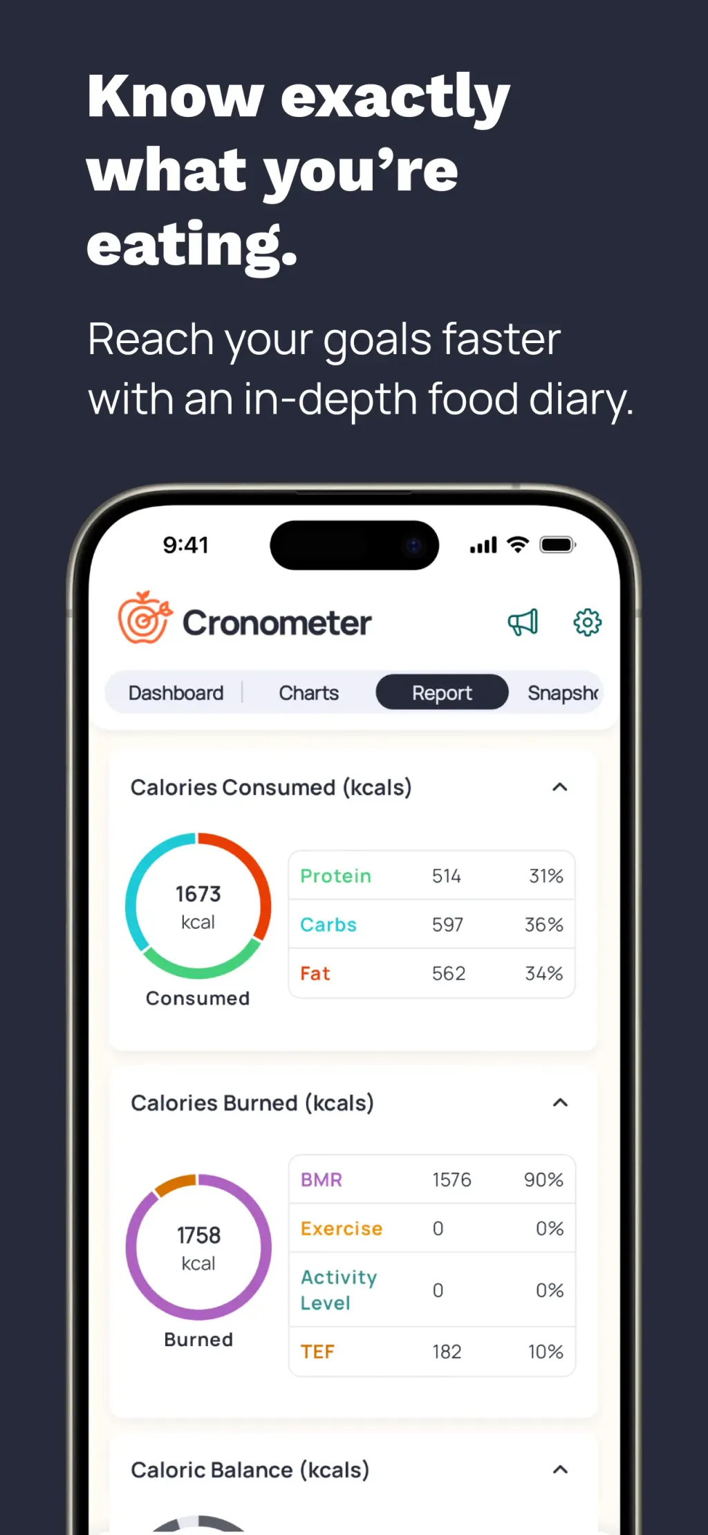 Cronometer: Calorie Counter screenshot 2