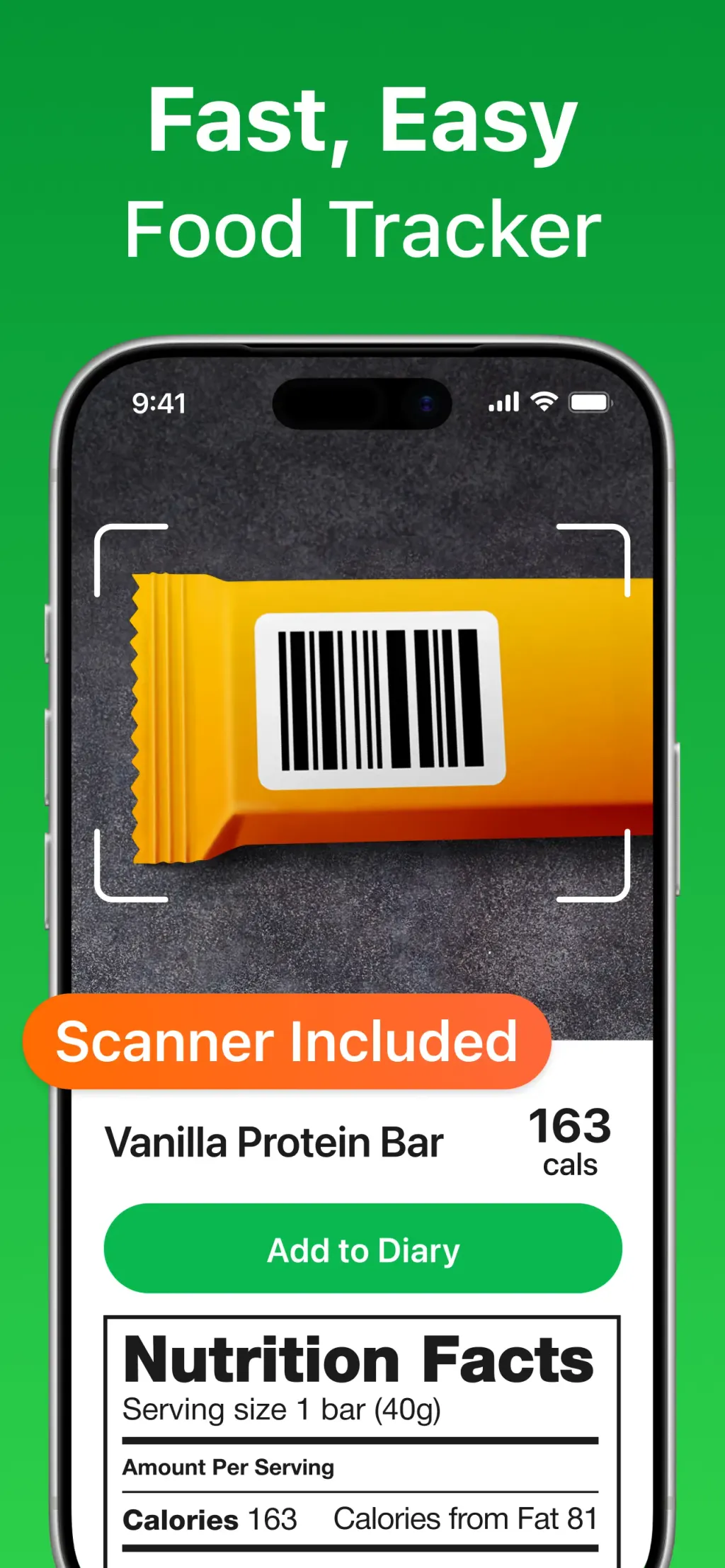 Calorie Counter - MyNetDiary App Store screenshot 2