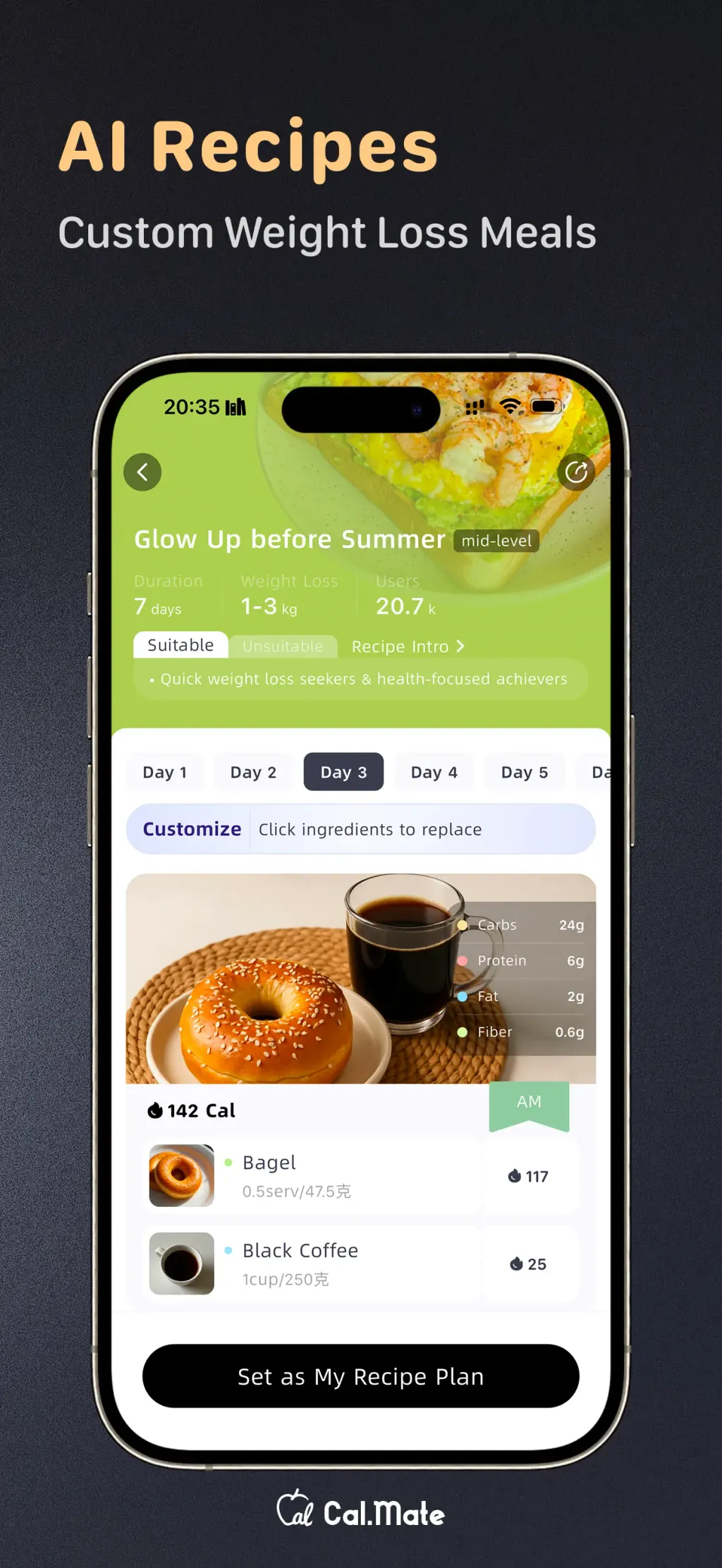 Calorie Tracker-CalorieMate App Store screenshot 6