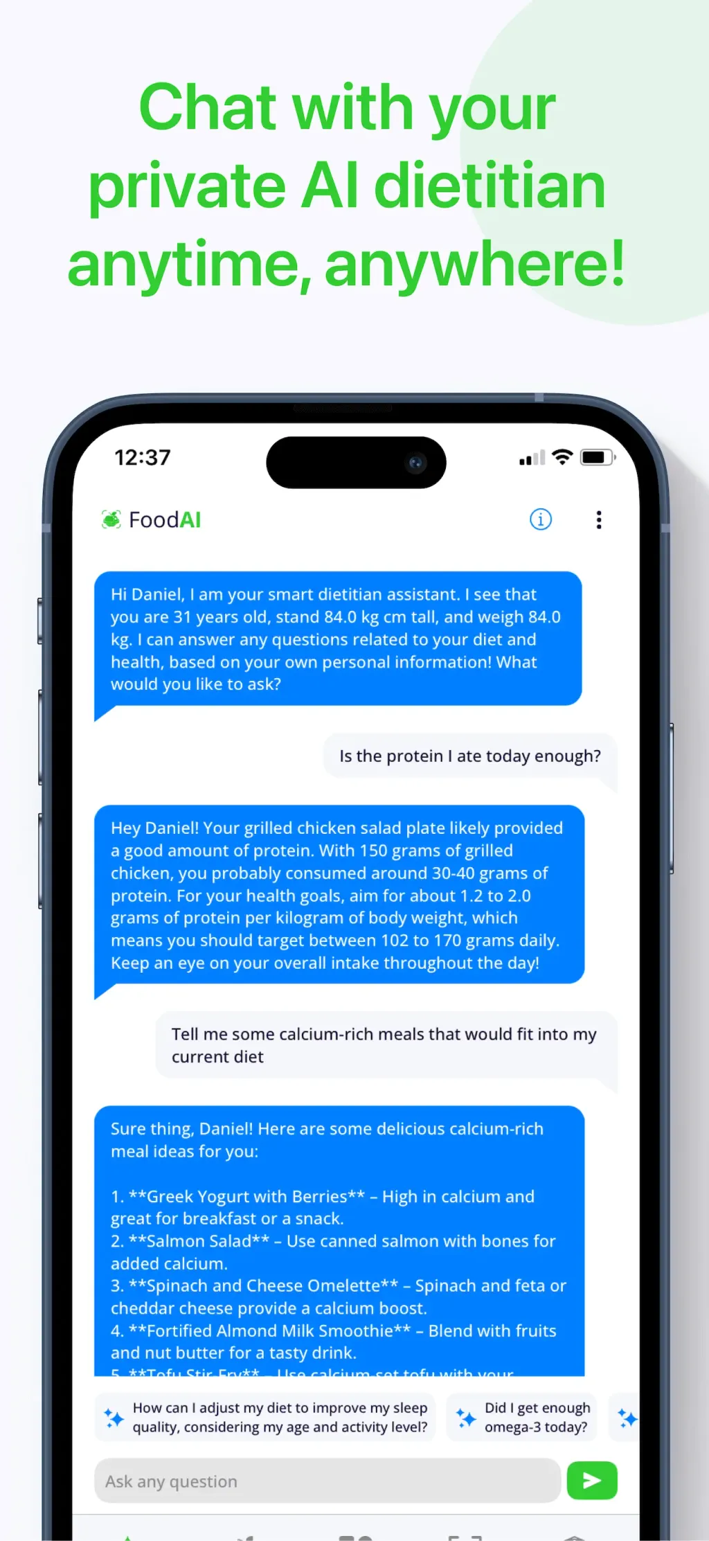 Calorie Tracker・Diet: Food AI App Store screenshot 4
