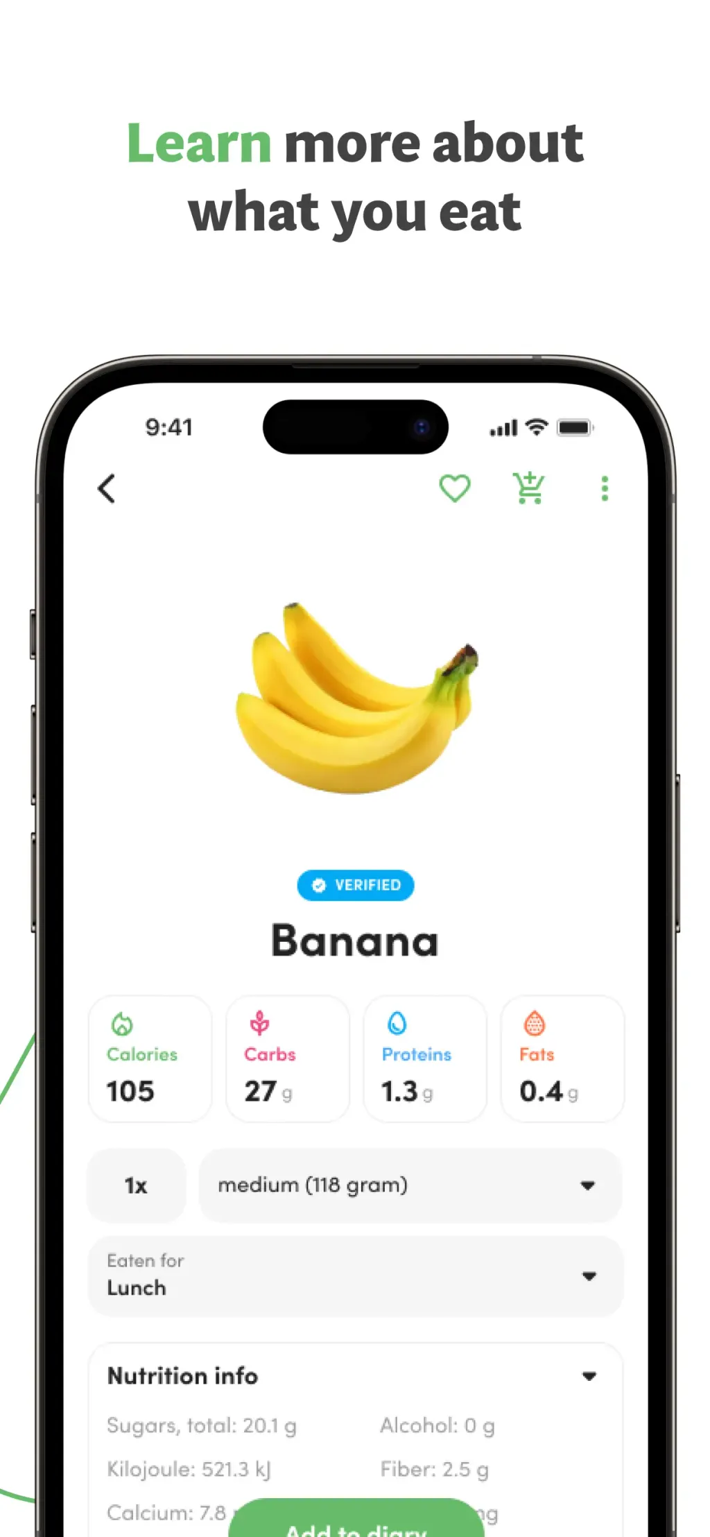 Calories and nutrition tracker App Store screenshot 6