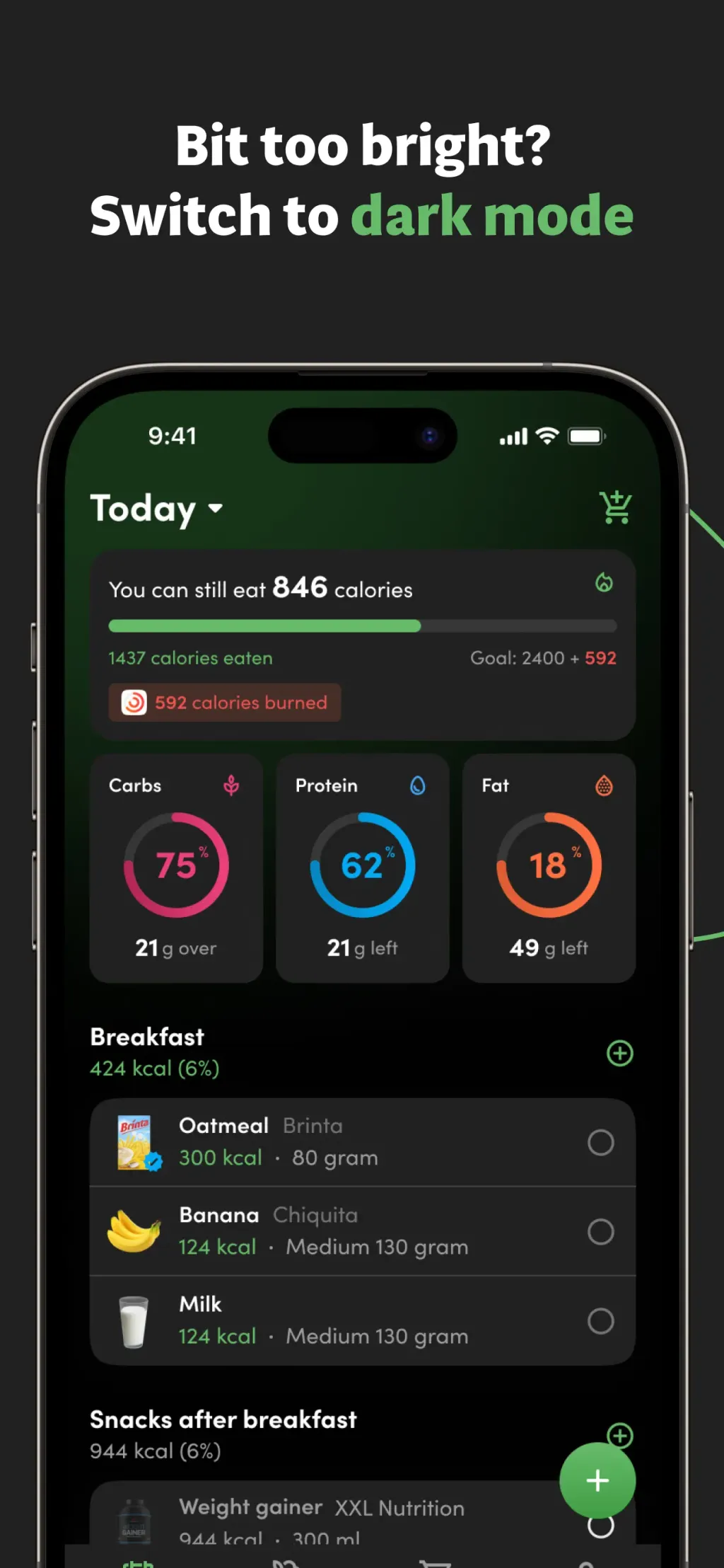 Calories and nutrition tracker App Store screenshot 7