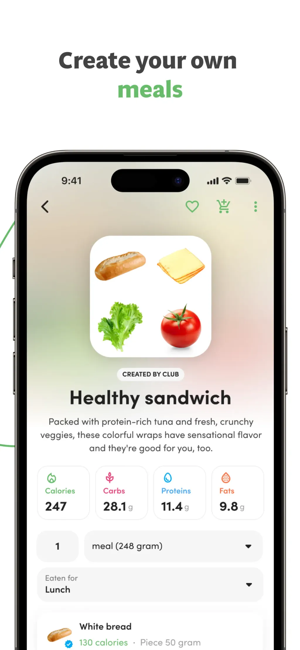 Calories and nutrition tracker App Store screenshot 8