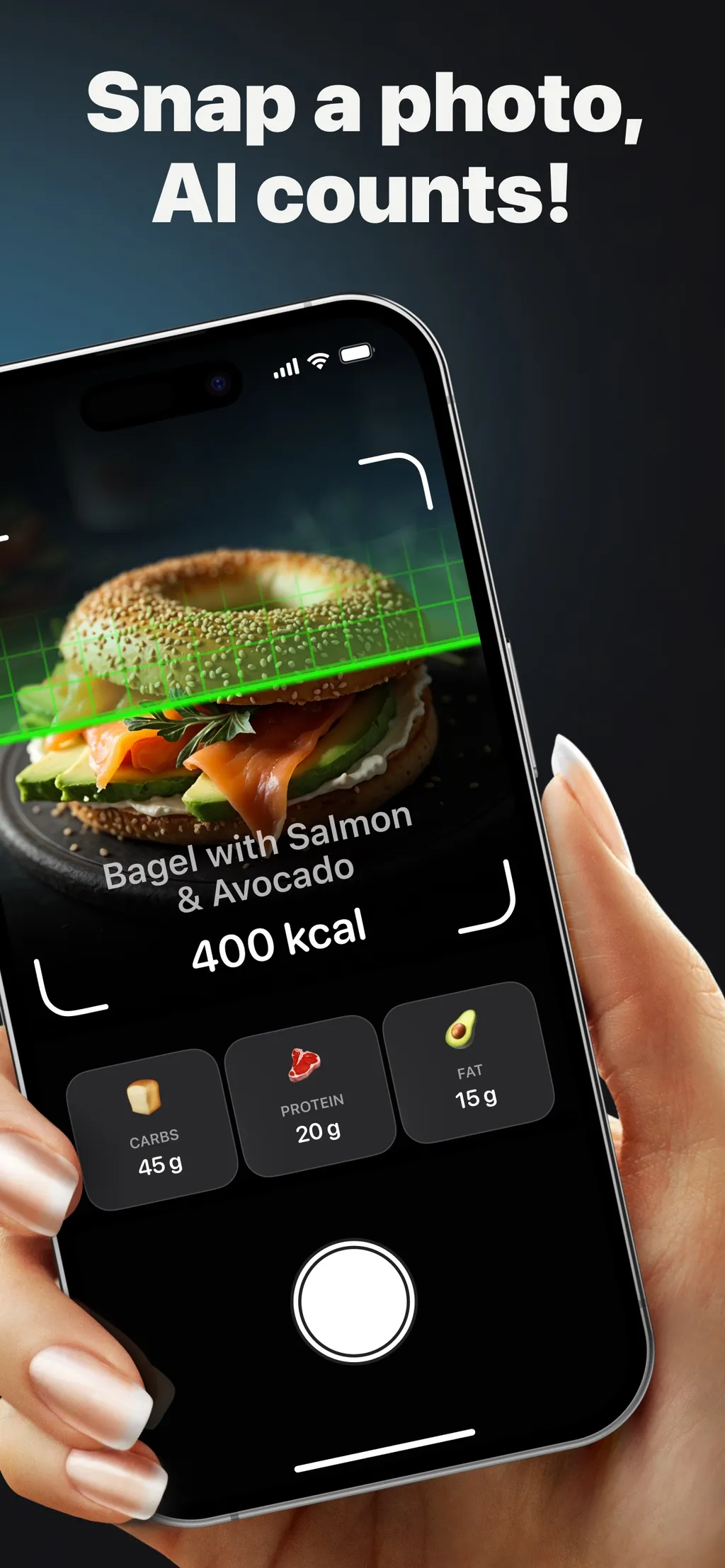 Calz - Calorie Counter AI screenshot 1