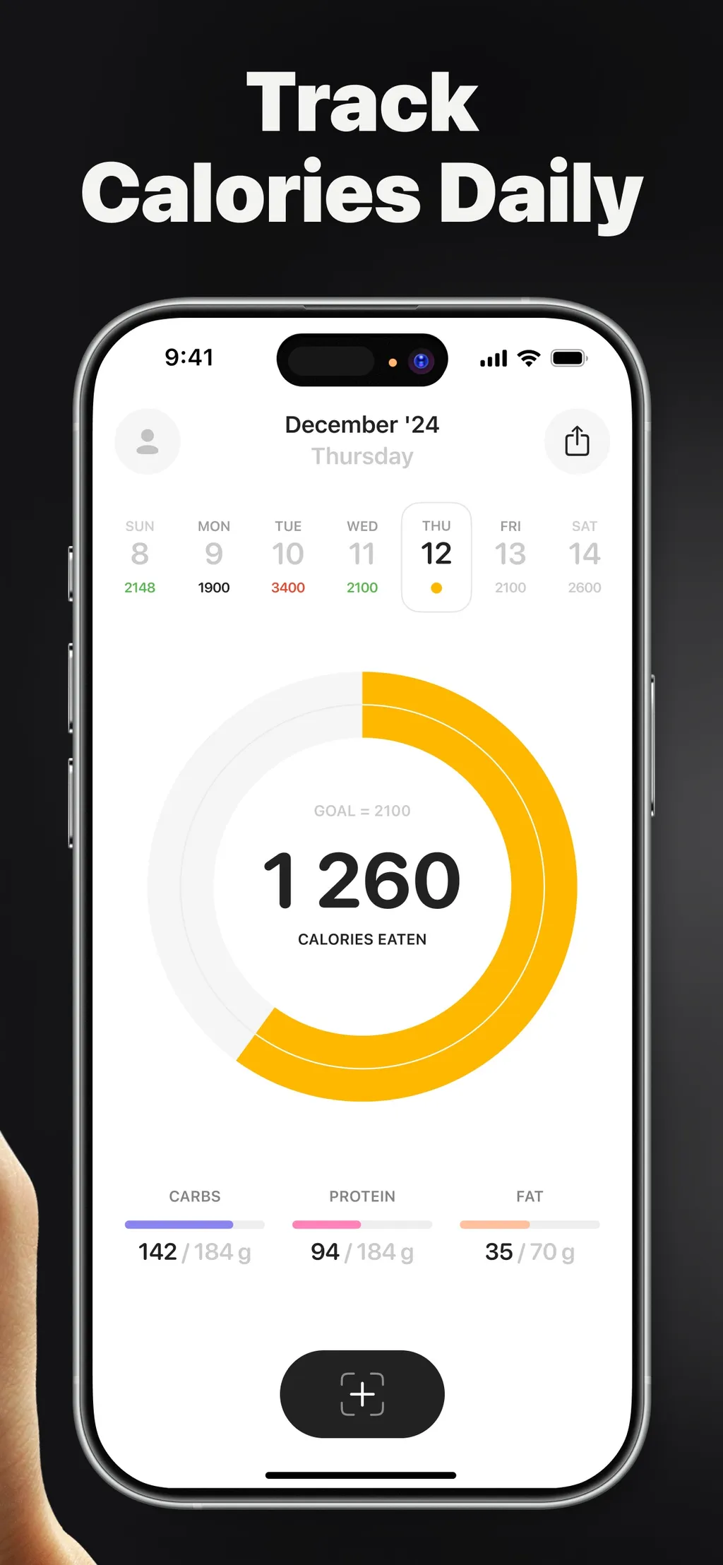 Calz - Calorie Counter AI App Store screenshot 3