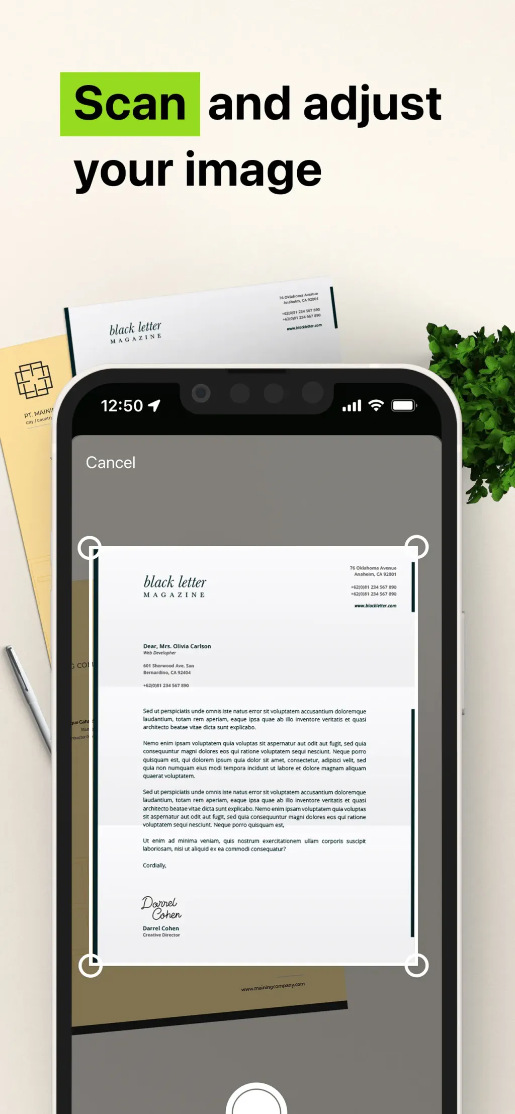 Camera Scanner - PDF App Store screenshot 2