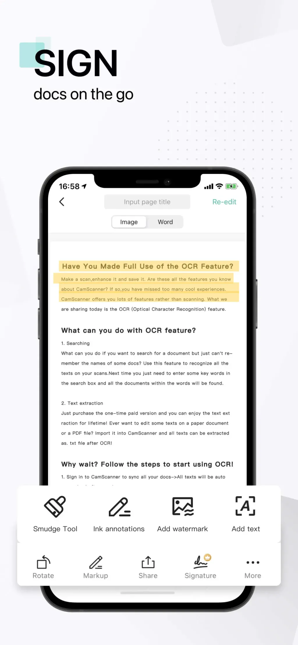 CamScanner - PDF Scanner App App Store screenshot 4