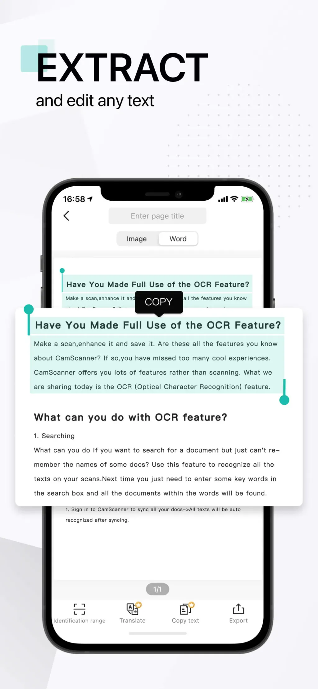CamScanner - PDF Scanner App App Store screenshot 5