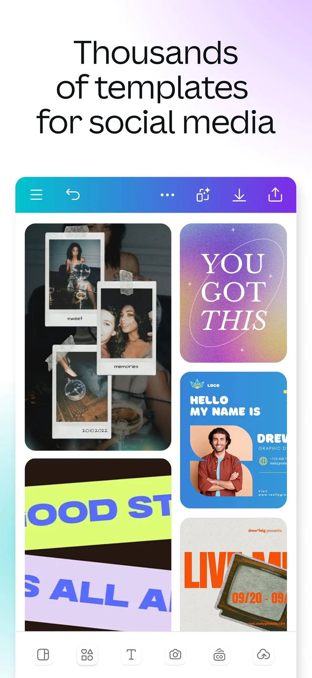 Canva: AI Video & Photo Editor screenshot 1