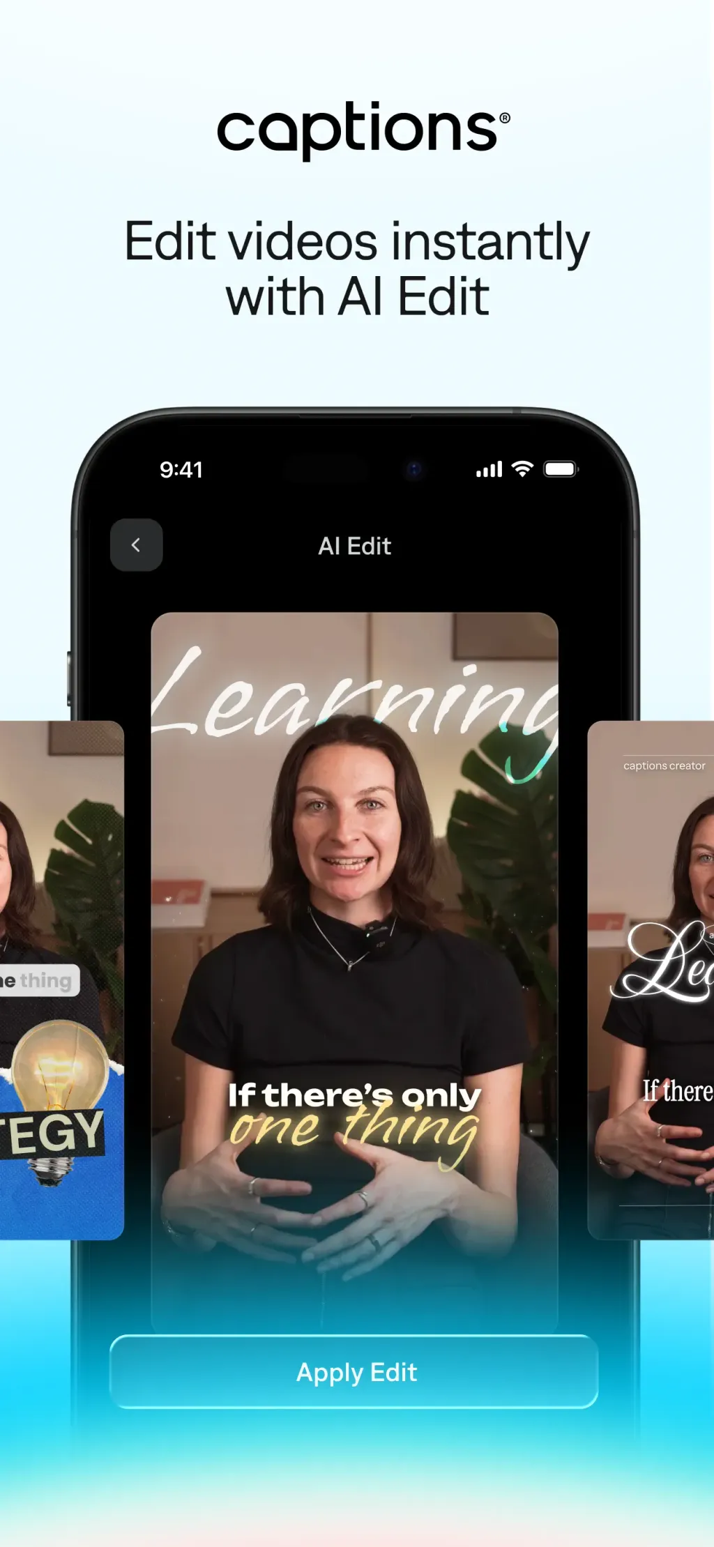 Captions: AI Edits Your Video screenshot 1