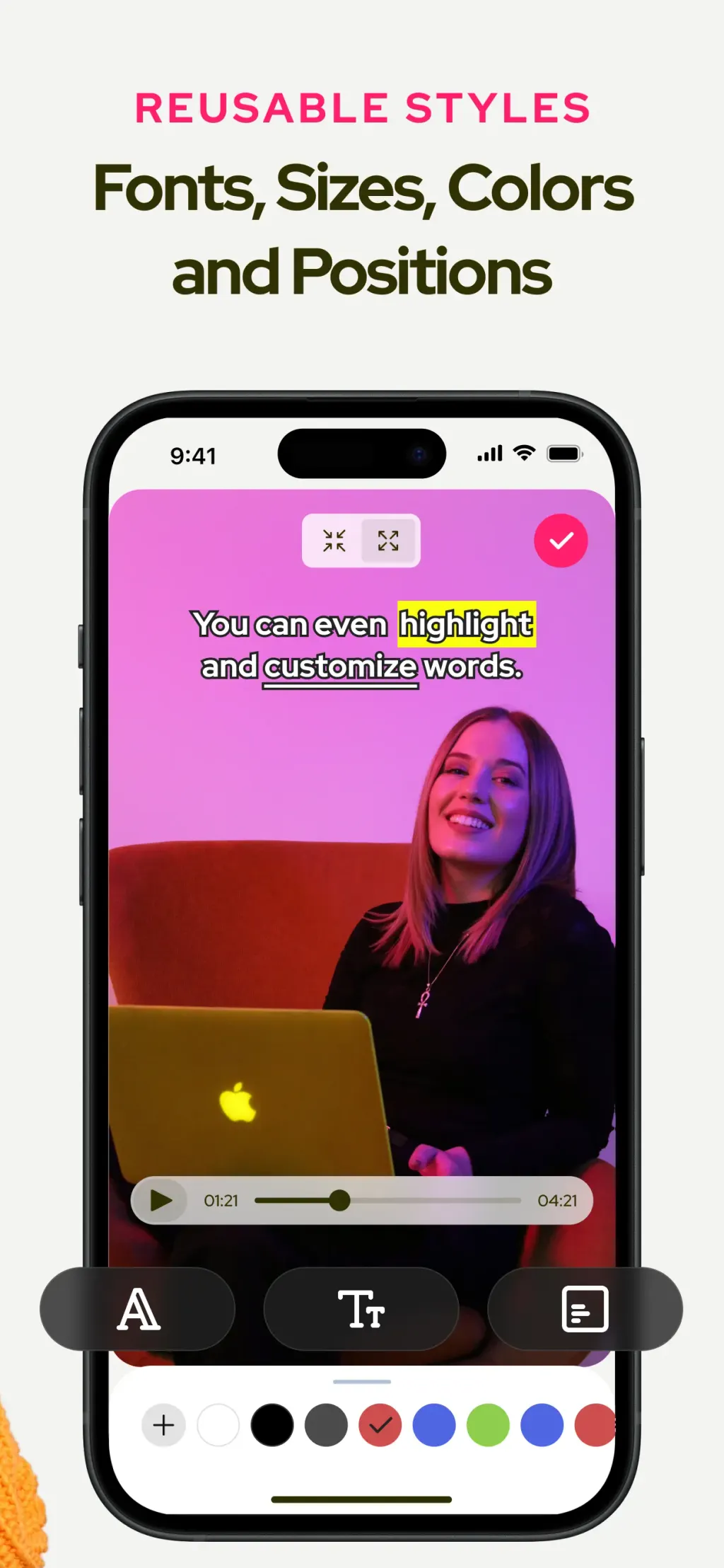 Subcap: Captions AI, Subtitles App Store screenshot 2