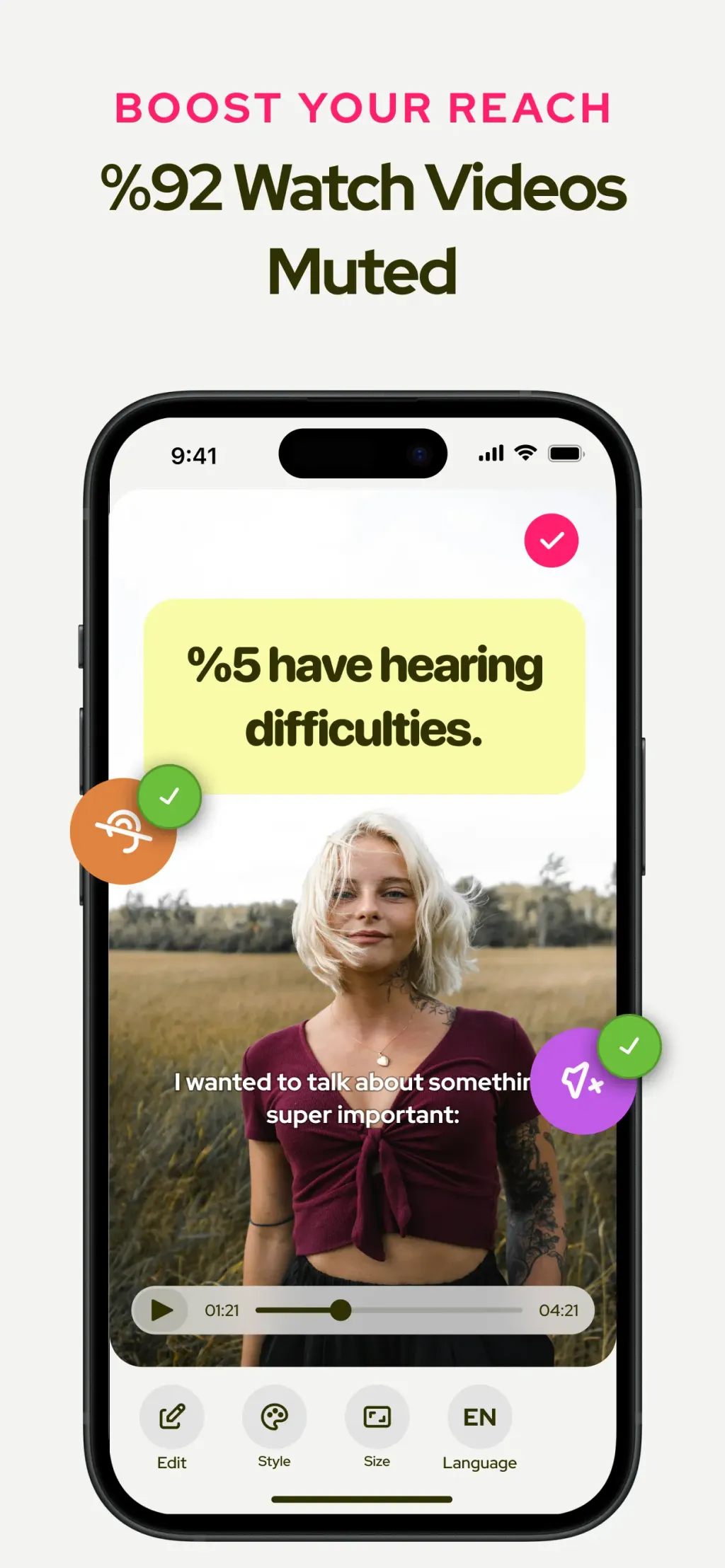 Subcap: Captions AI, Subtitles App Store screenshot 5