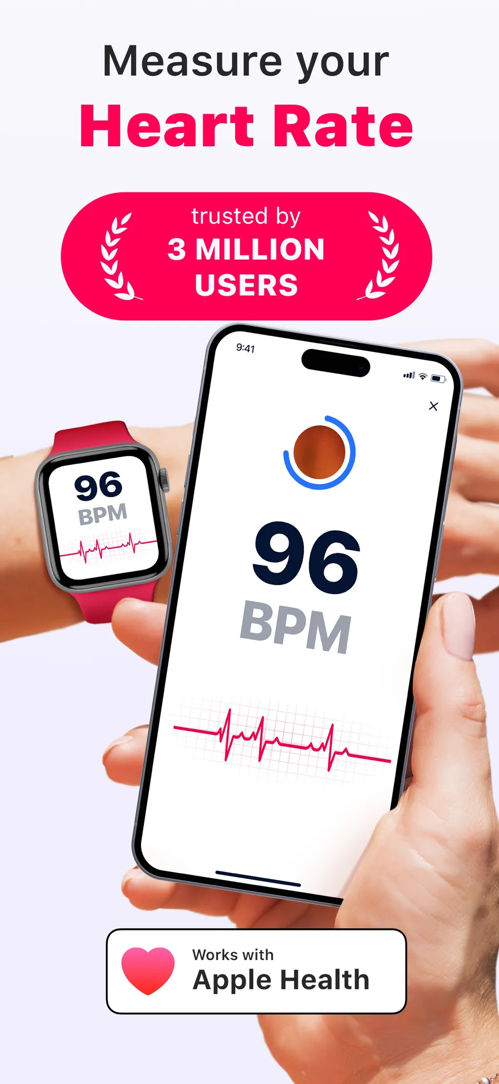 Cardi Mate: Heart Rate Monitor App Store screenshot 1