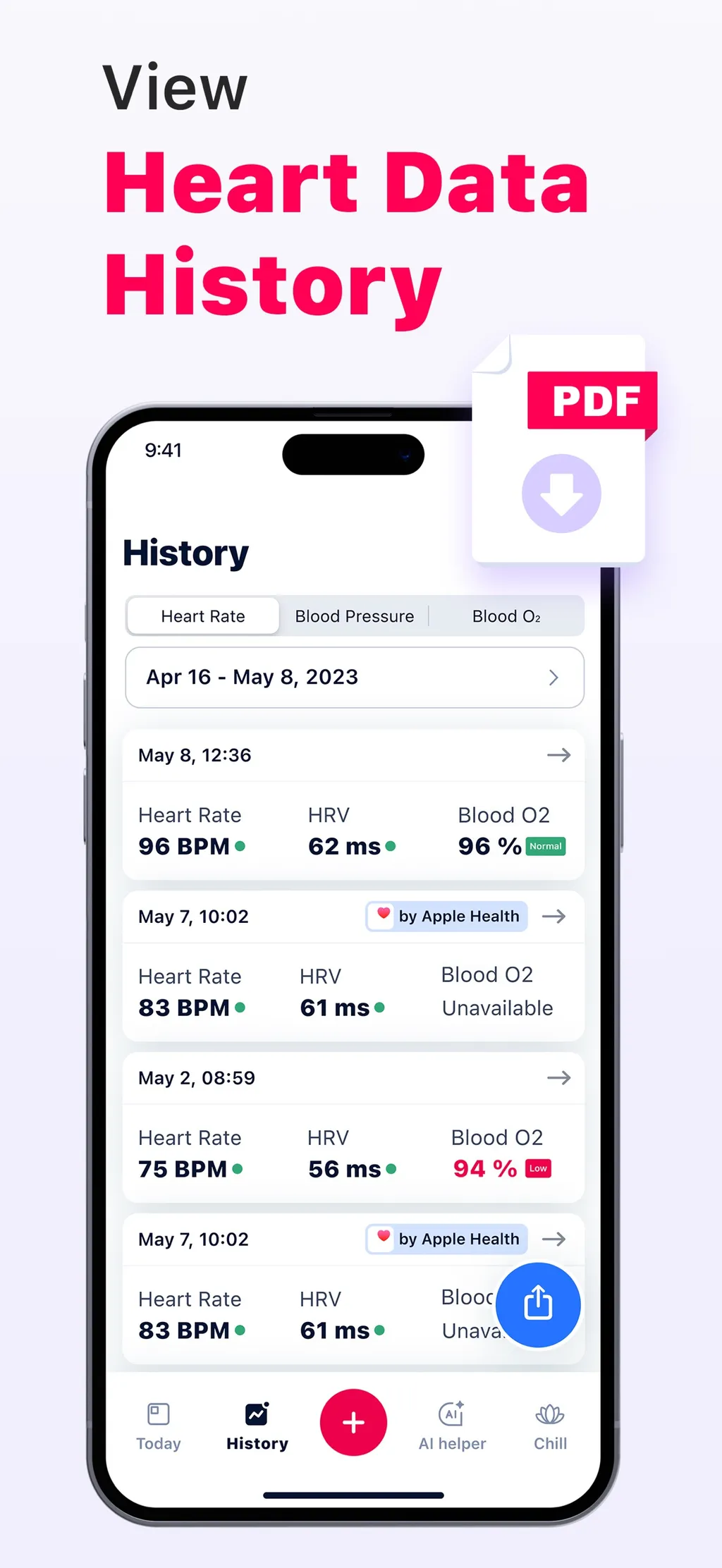 Cardi Mate: Heart Rate Monitor App Store screenshot 5