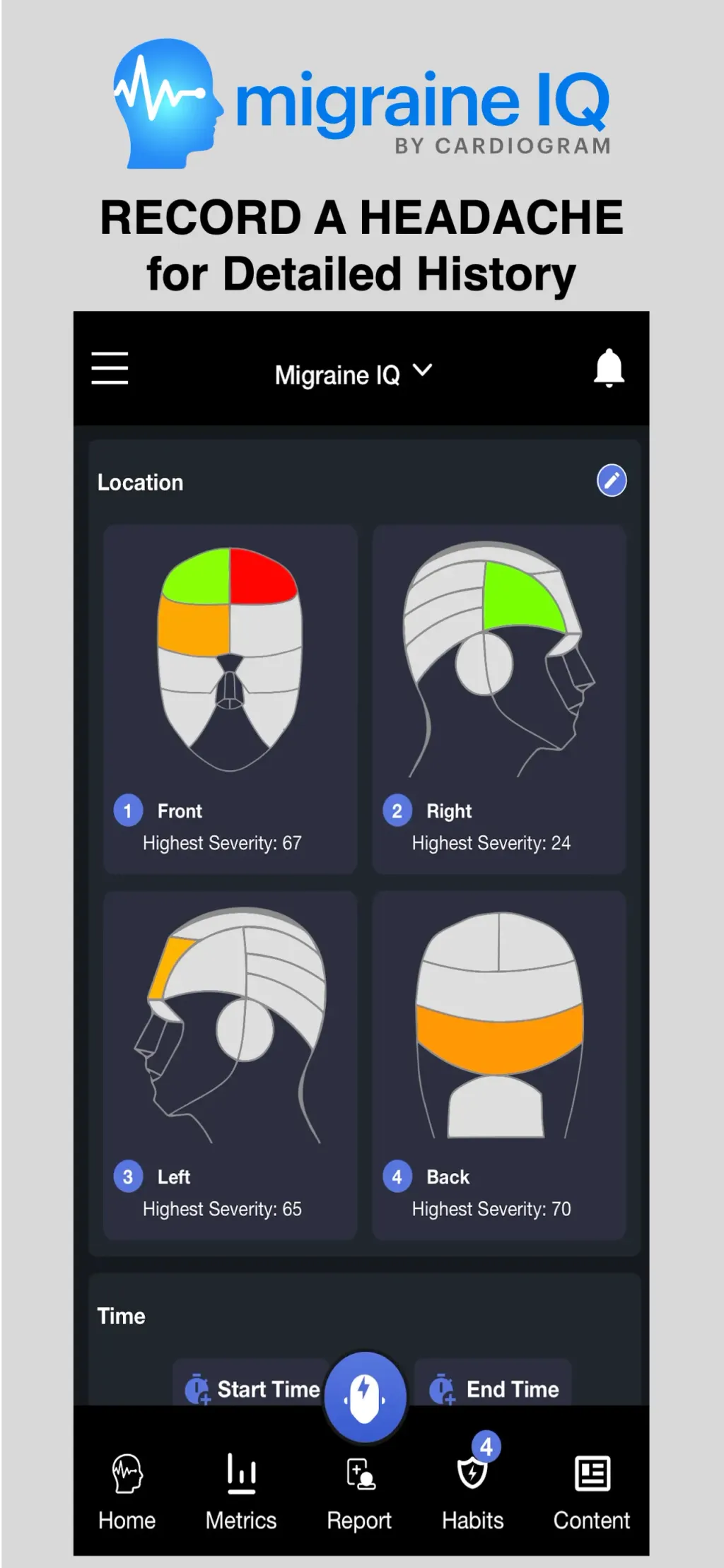 Cardiogram: Heart & BP Logger screenshot 1