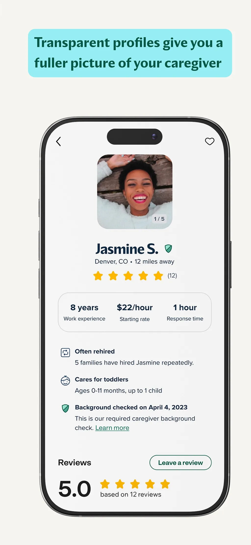 Care.com: Hire Caregivers App Store screenshot 4