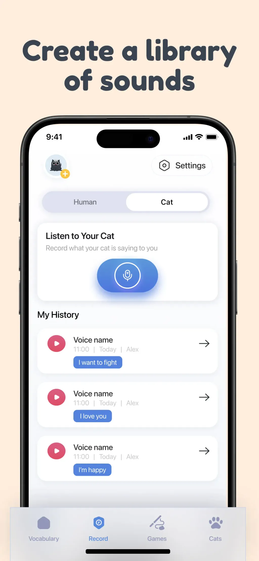 Cat Translator – Human to Pet App Store screenshot 5