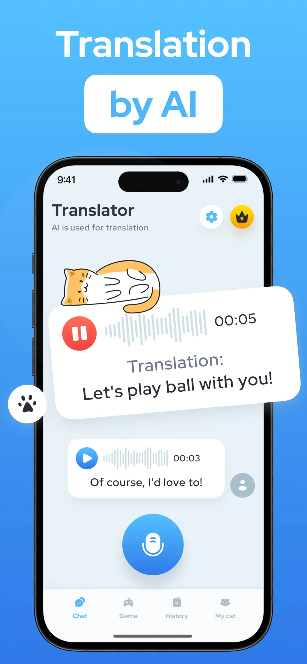 Cat Translator – Pet to Human screenshot 1