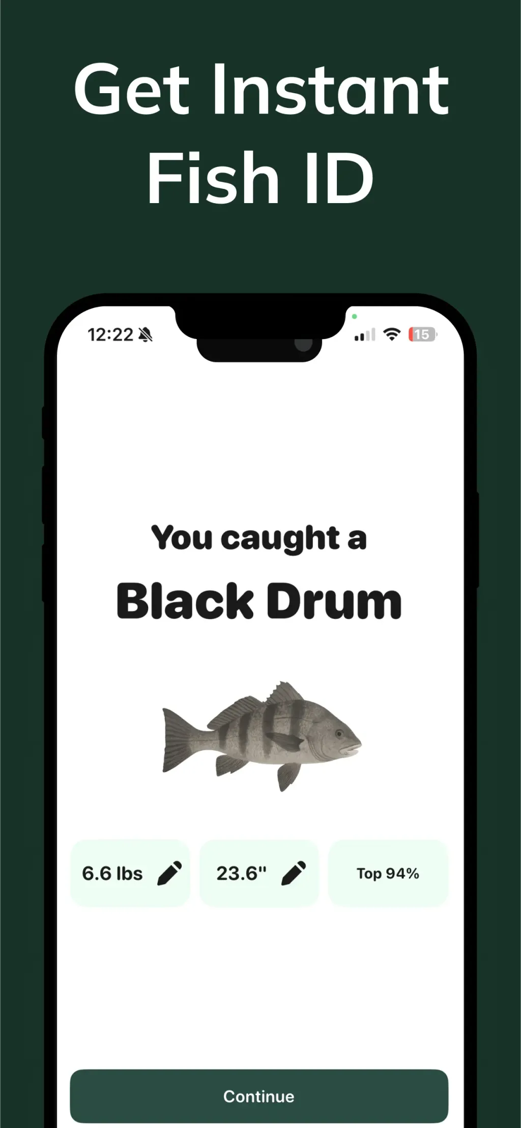 Catchr: Fish Identifier App Store screenshot 3
