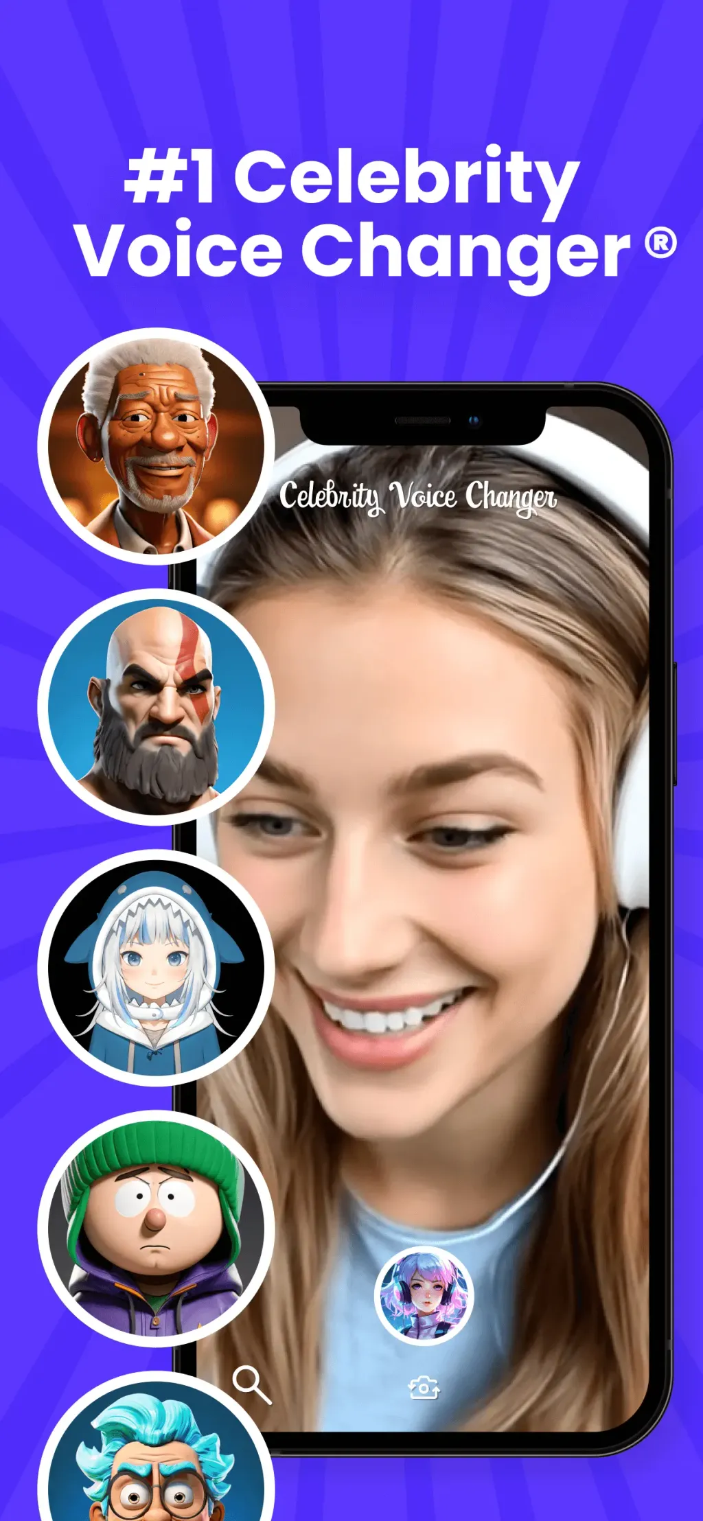 Celebrity Voice Changer Live screenshot 1