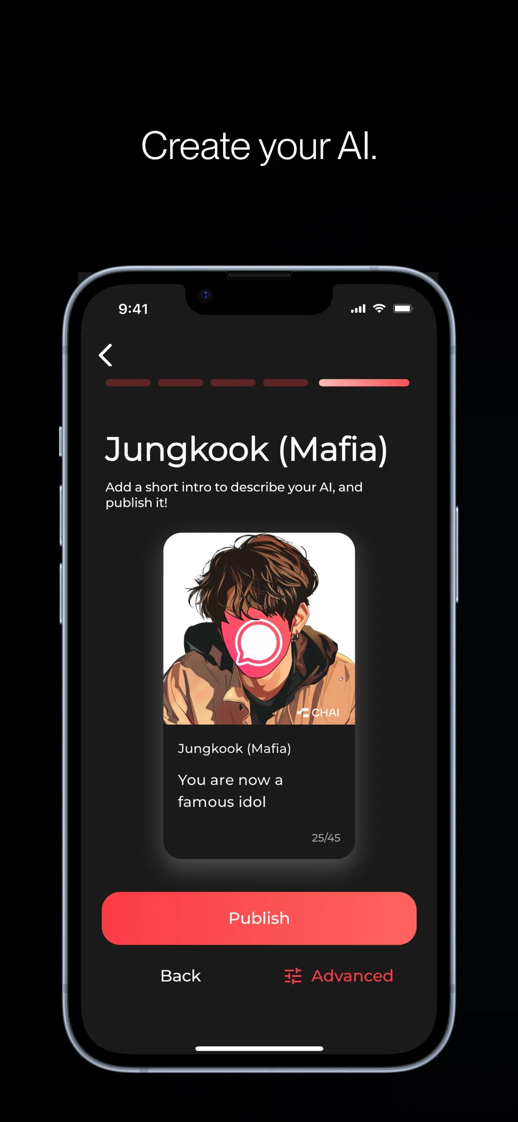 CHAI: Social AI Platform- Chat App Store screenshot 4