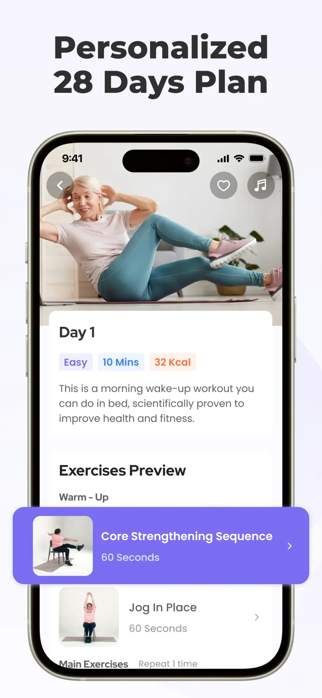 Chair Yoga for Seniors at Home screenshot 1