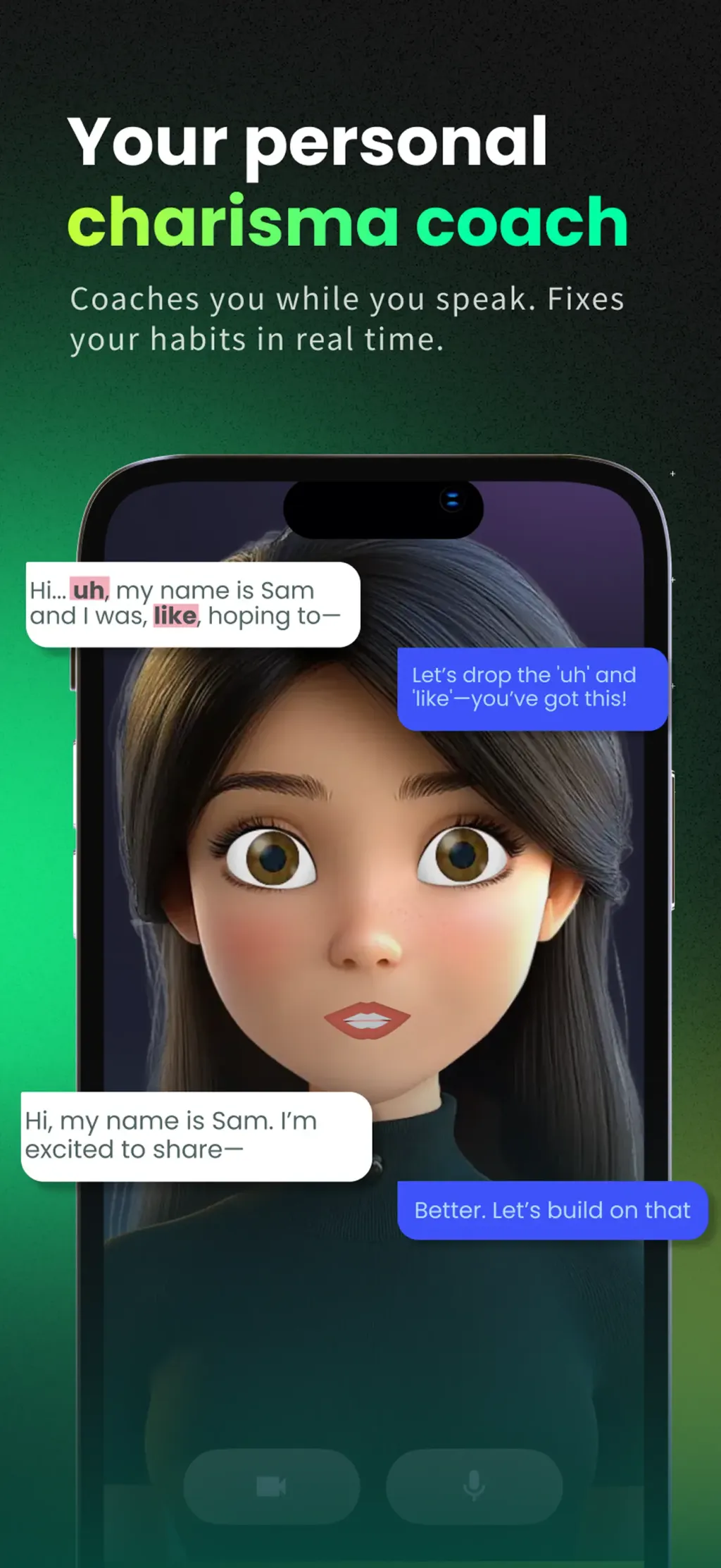 CharmXP: AI Charisma Coach App Store screenshot 2