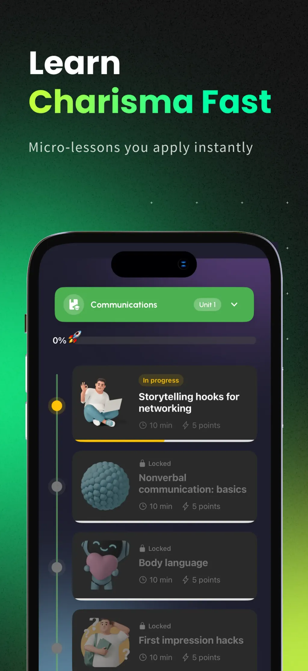 CharmXP: AI Charisma Coach screenshot 1