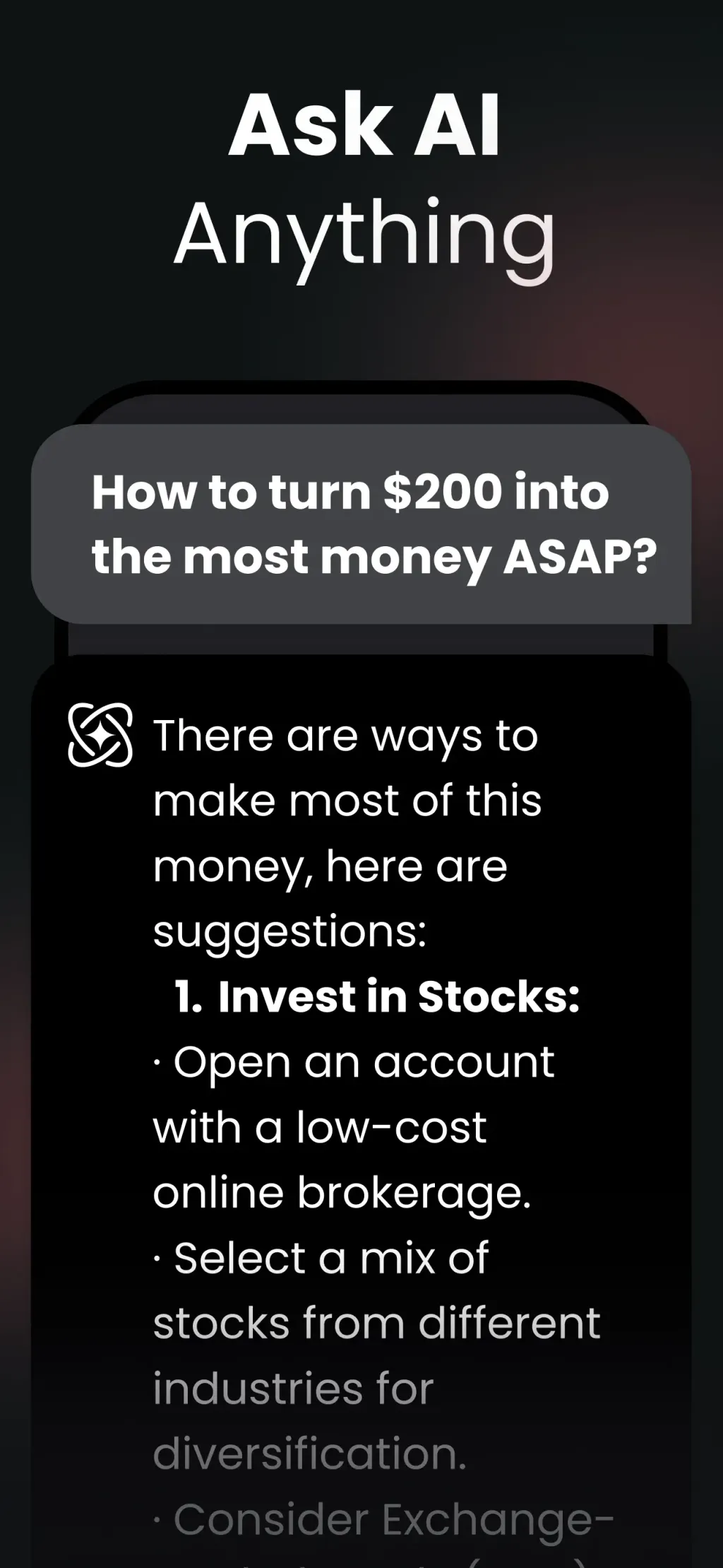 Chat AI: Ask Agent Anything App Store screenshot 2