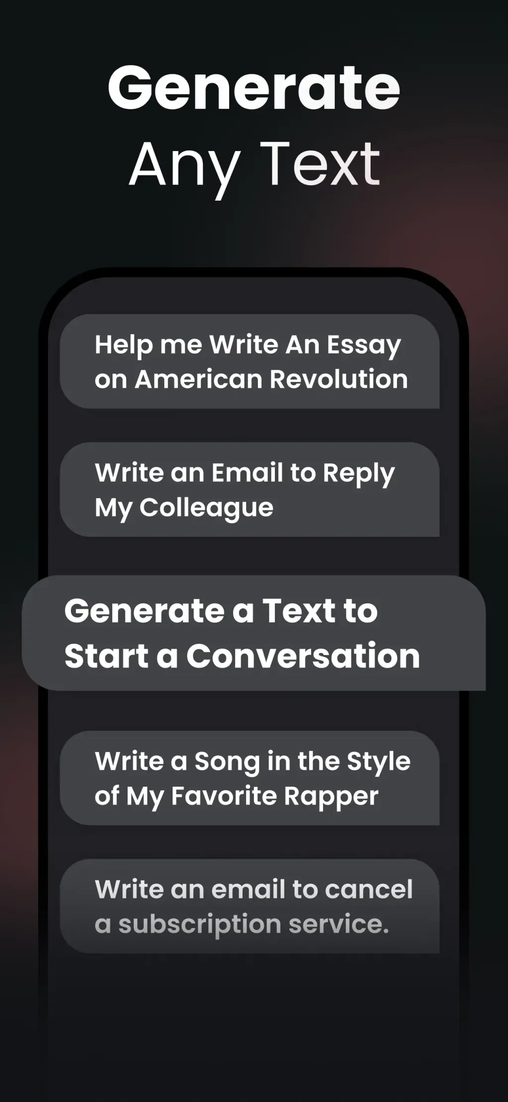 Chat AI: Ask Agent Anything App Store screenshot 8