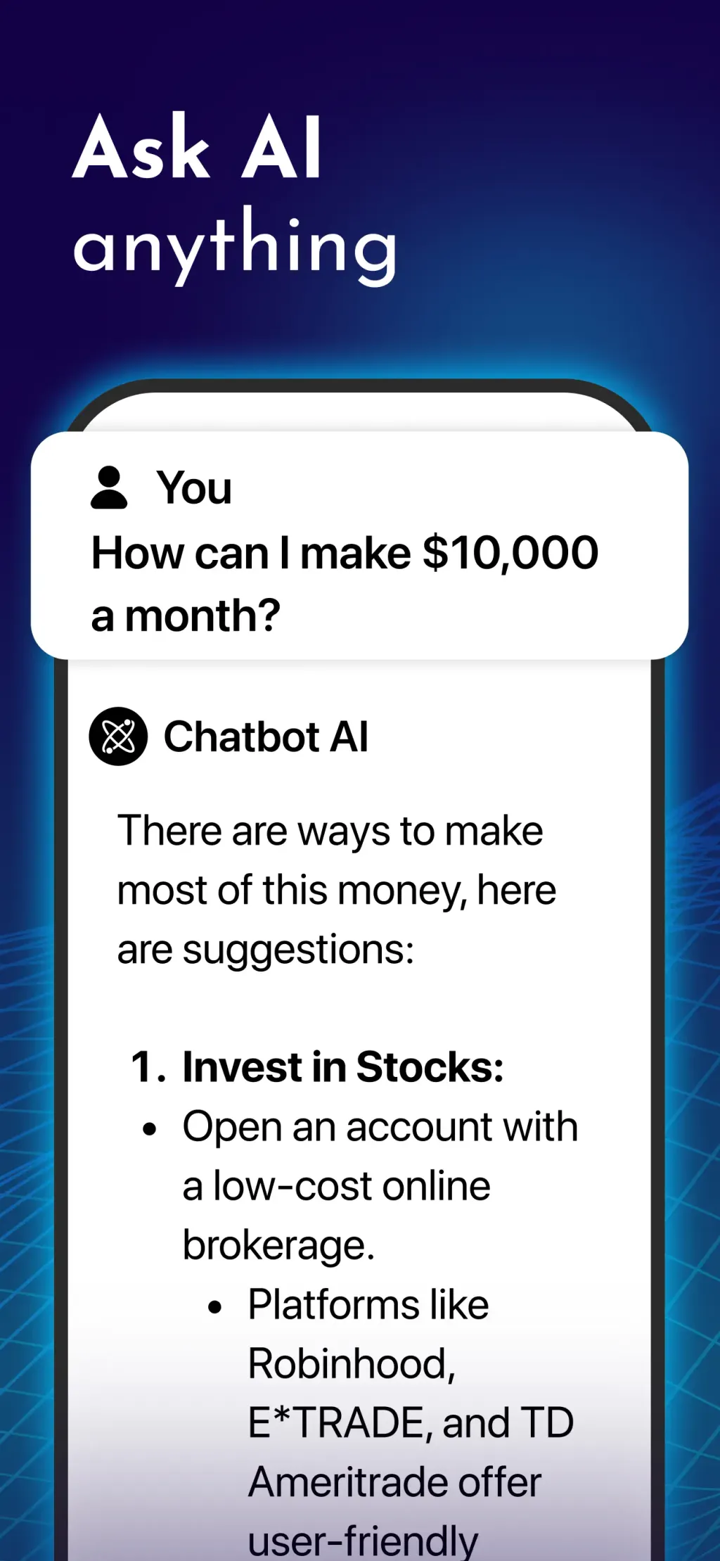 Chatbot AI - Smart Search Bot App Store screenshot 2