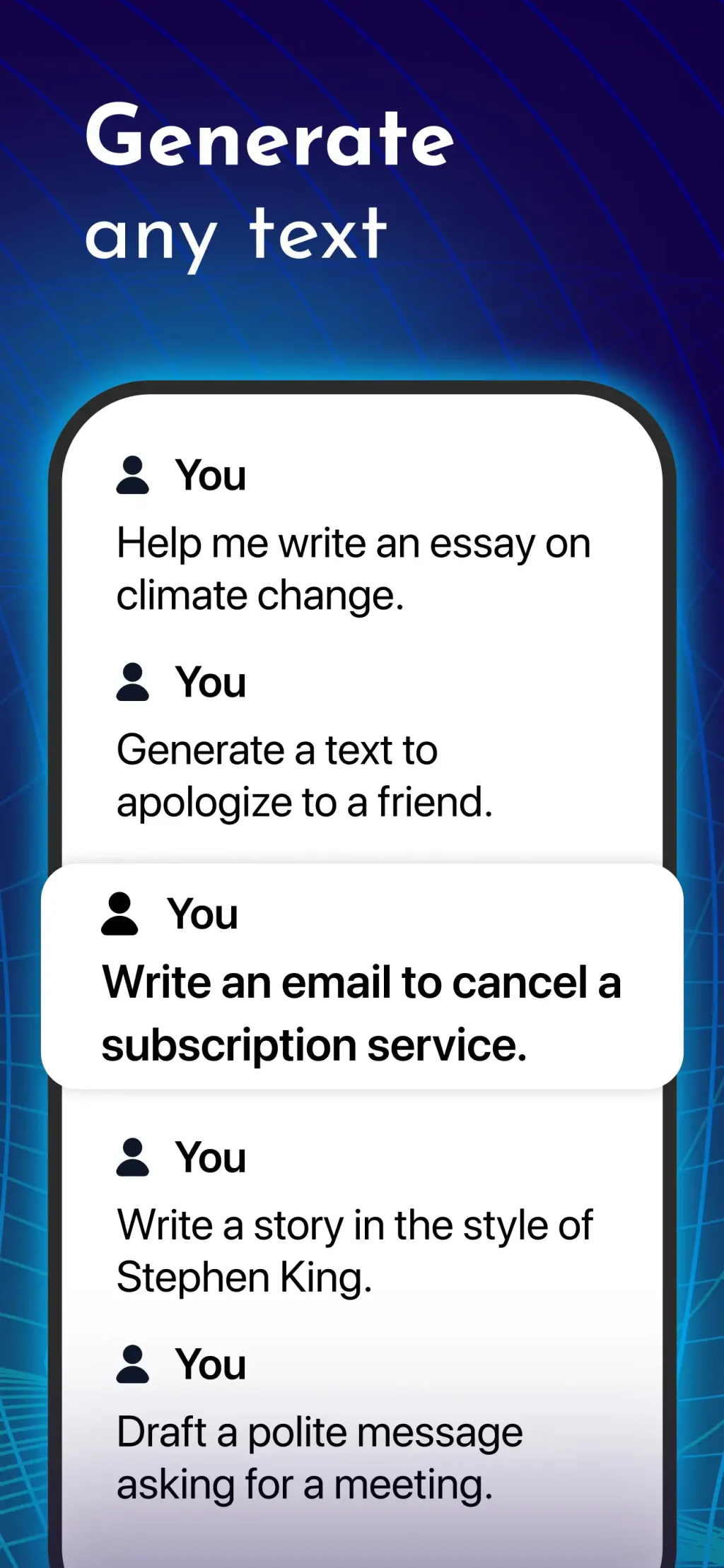 Chatbot AI - Smart Search Bot App Store screenshot 8