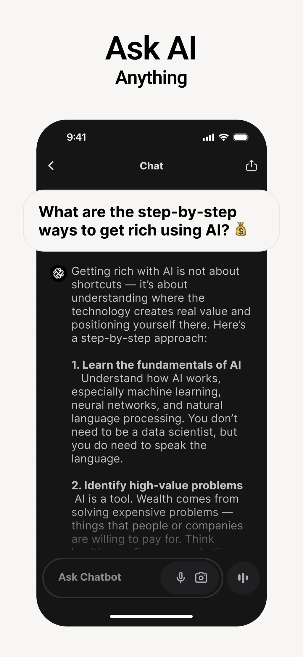Chatbot App: AI Assistant App Store screenshot 2